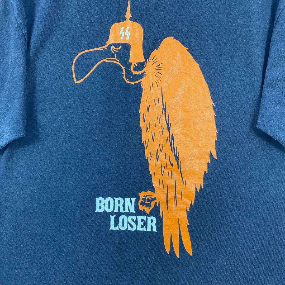 Vintage BORNFREE BORN LOSER Mike Davis Faded Tee Shirt Medium Size Size US M / EU 48-50 / 2 - 2 Thumbnail
