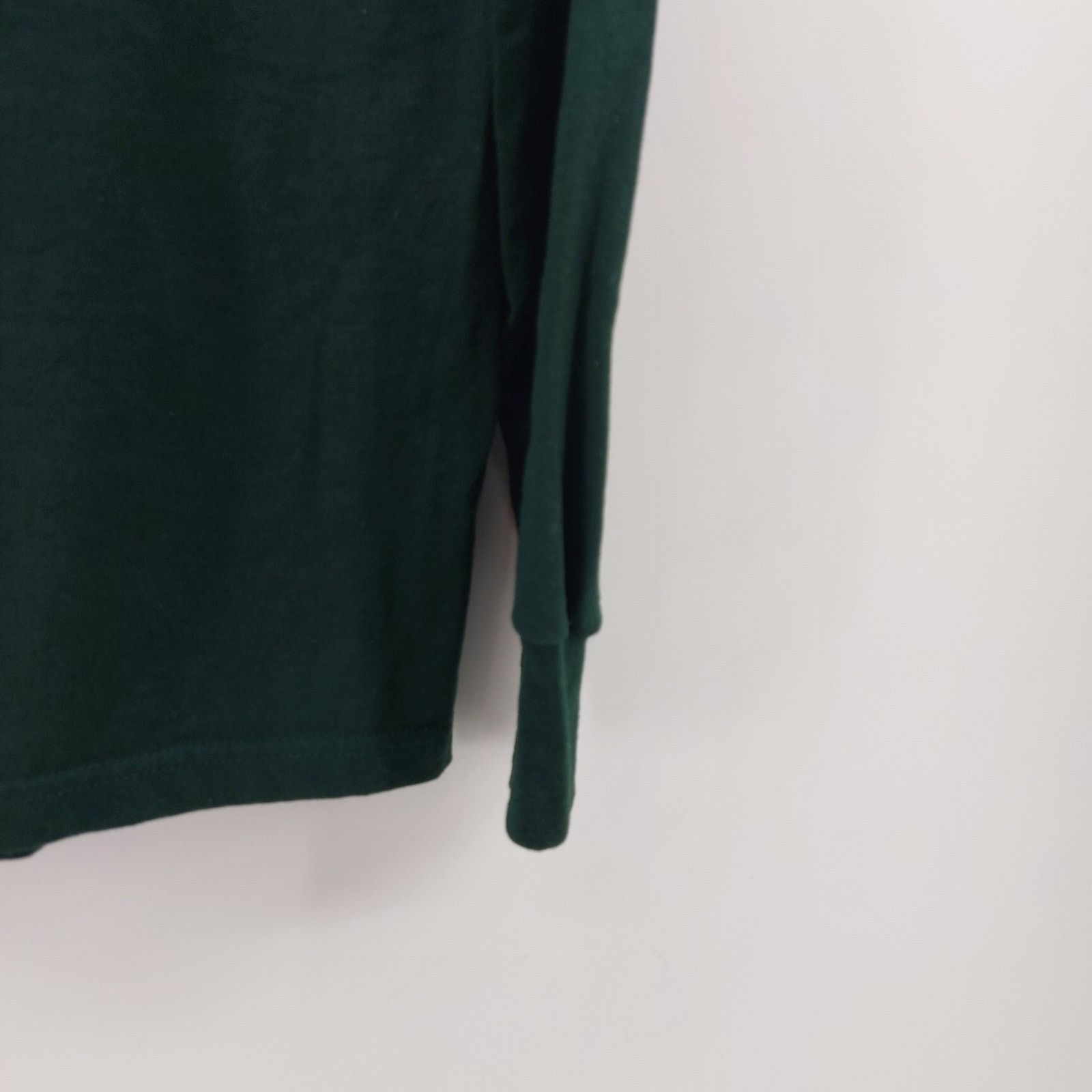 Fruit Of The Loom Ugly Christmas Long Sleeve Top Teddy Bears Hunter Green Sz M Size M / US 6-8 / IT 42-44 - 7 Thumbnail