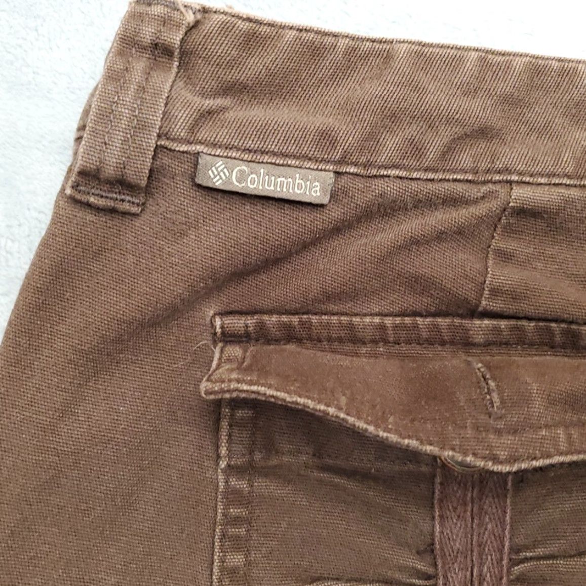 Vintage VINTAGE Columbia Pants Womens 10 Brown Canvas Cargo Utility Pocket Outdoors Gorp Classic Size 32" / US 10 / IT 46 - 7 Thumbnail