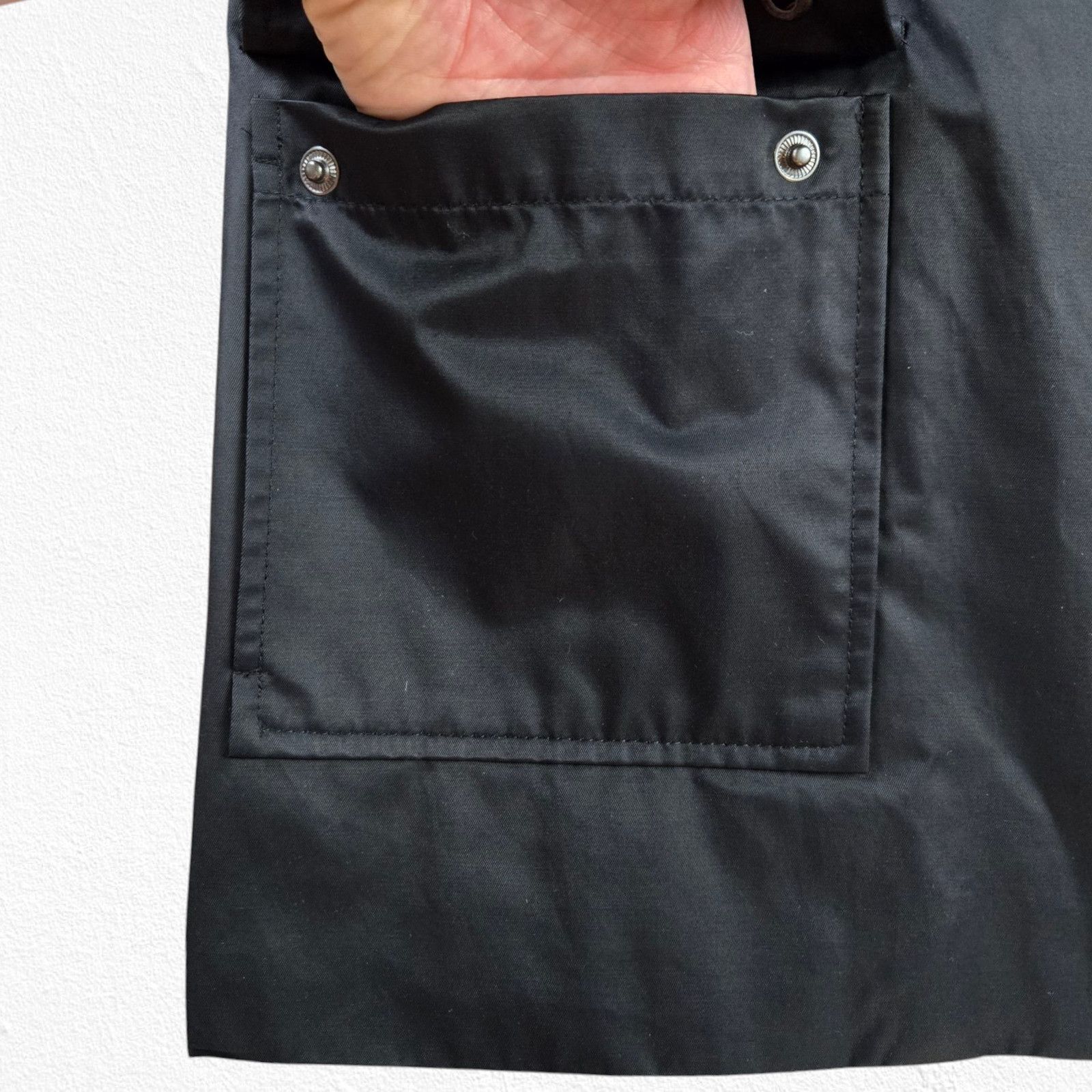 Calvin Klein Calvin Klein Black Minimal Rain Jacket Size Small Size S / US 4 / IT 40 - 7 Thumbnail
