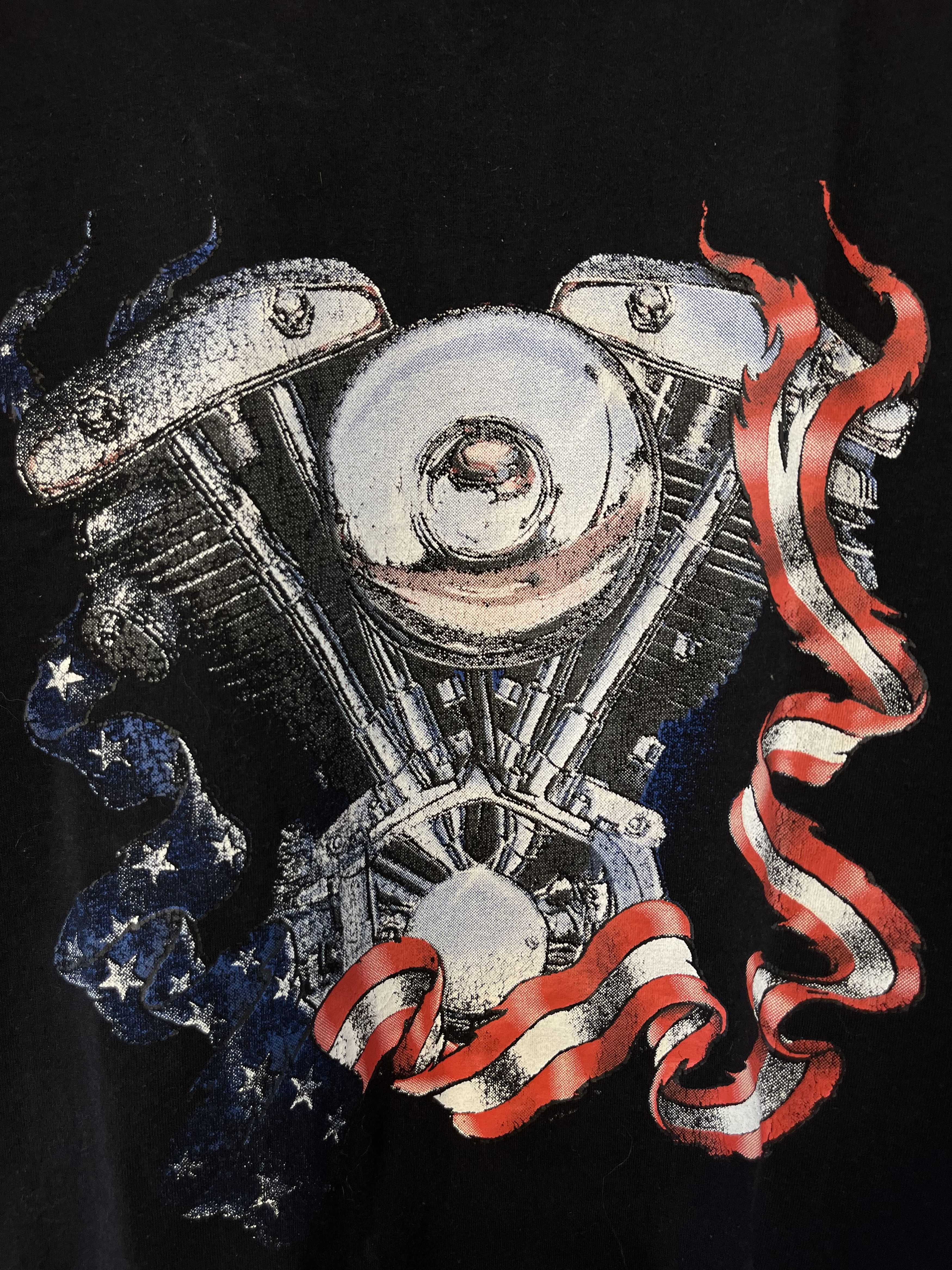 Vintage × West Coast Choppers 90s USA West Coast Choppers Eagle Moto Engine Big Logo Size US S / EU 44-46 / 1 - 3 Thumbnail