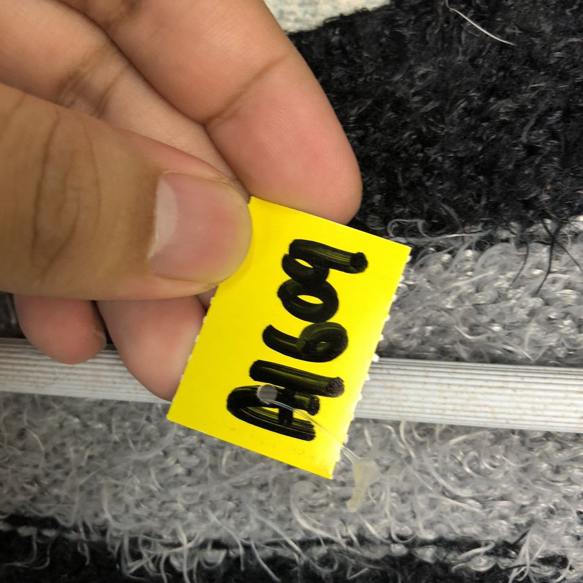 Japanese Brand CSL Stripe Grey fur mohair Black Vest Knitwear #A1609 Size L / US 10 / IT 46 - 13 Thumbnail