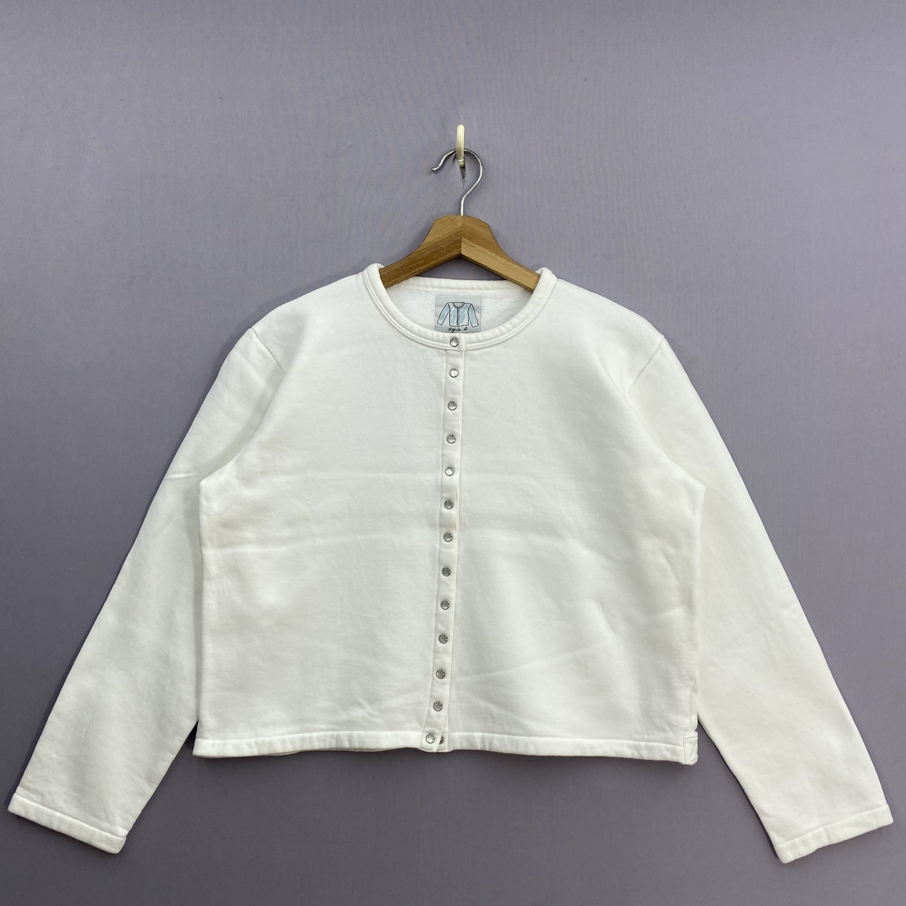 agnes b. Vintage Agnes B Le Classique Pression Snap Cardigan Size M / US 6-8 / IT 42-44 - 2 Thumbnail