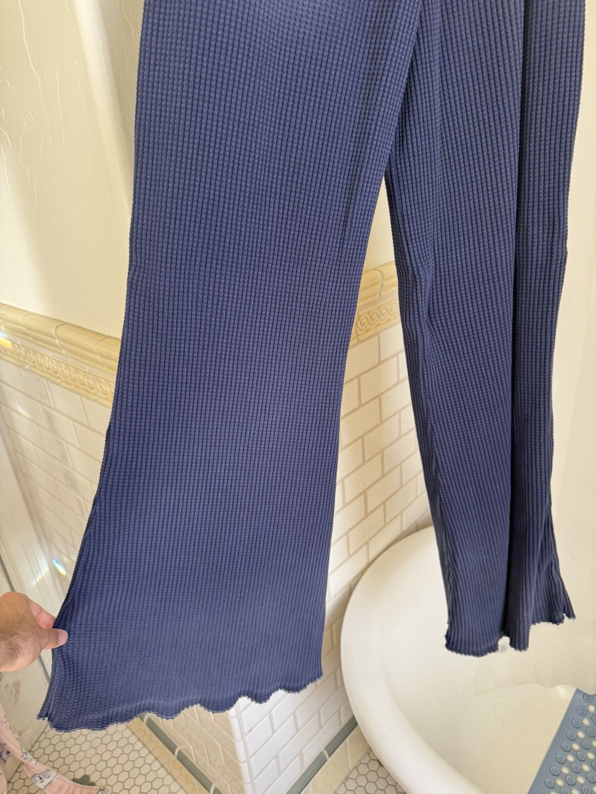 ERL ERL Navy California Waffle Pant Large Size US 34 / EU 50 - 11 Thumbnail