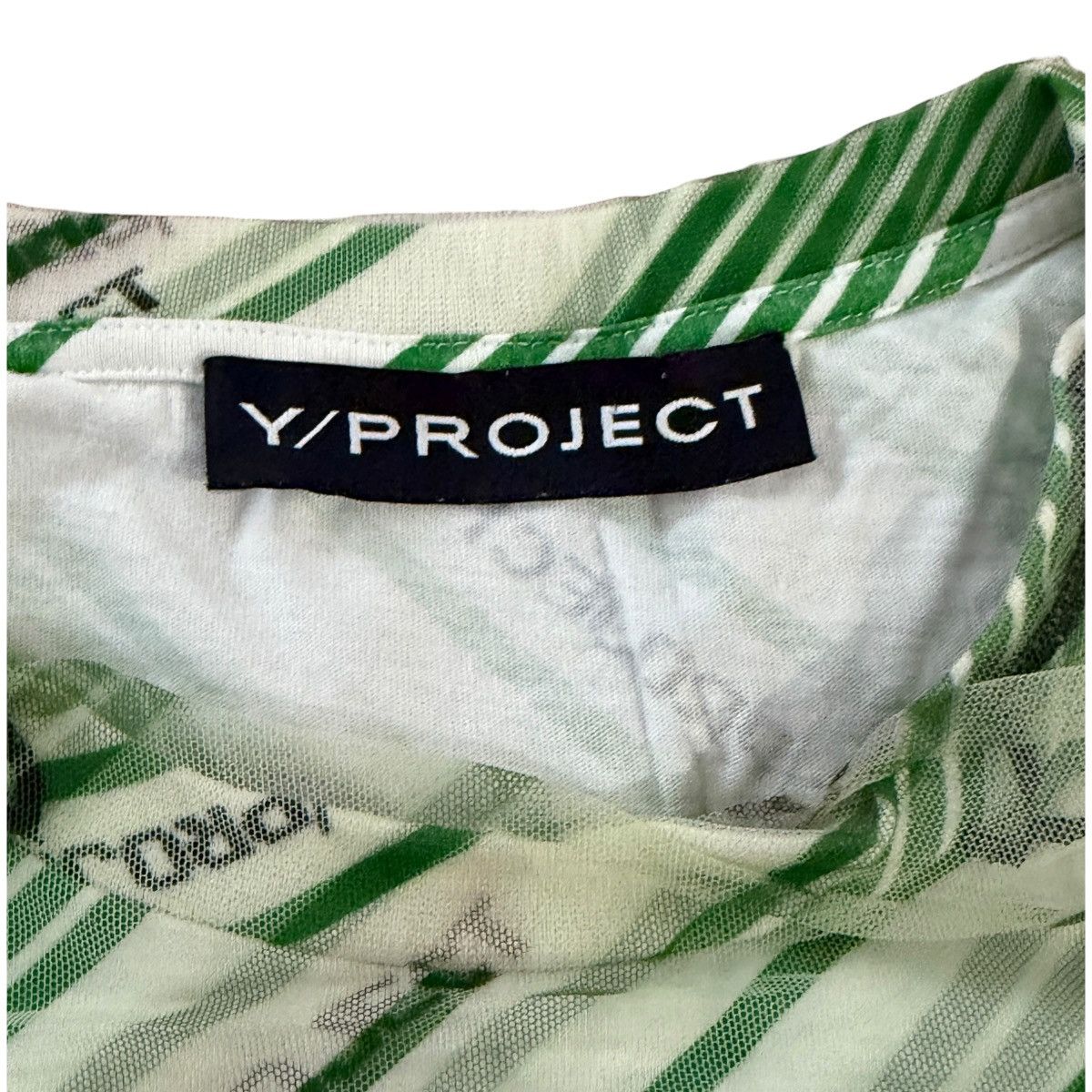 Y/Project Y/Project Printed Covered T Shirt - Green - Size M - Unisex Size US M / EU 48-50 / 2 - 3 Thumbnail