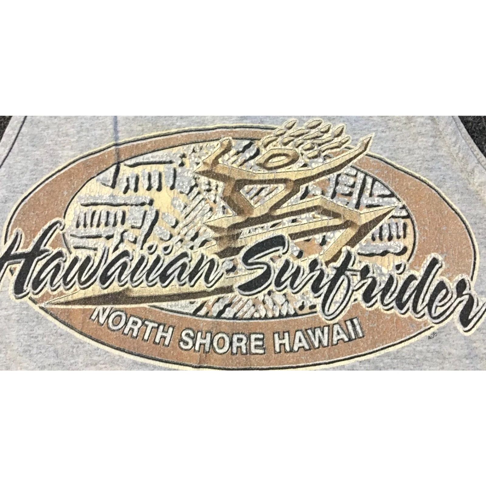 Quiksilver VINTAGE 90s North Shore Hawaii Faded Tank Top XL Beach Surf Skate Maui OP TC Grunge Shirt Mens XL Gray Size US XL / EU 56 / 4 - 3 Thumbnail