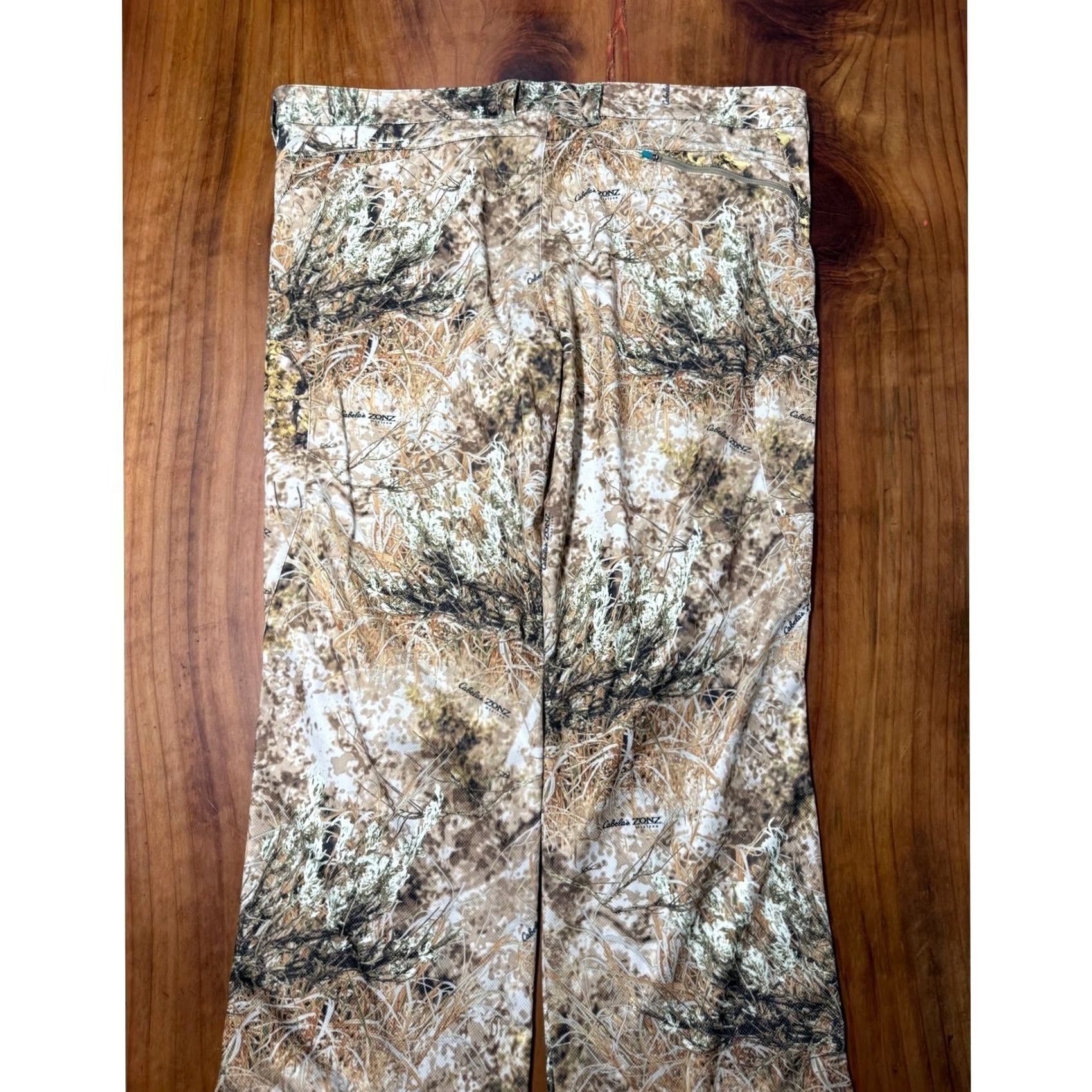 Vintage Cabela's Pants 2XL Mens Camouflage Cotton Polyester Breathable Slash Pocket Casual Chino Straight 32 Inseam Green Vintage: No Size US 44 / EU 60 - 7 Thumbnail