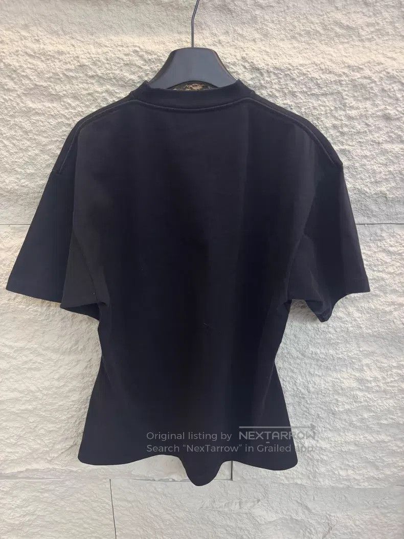 Balenciaga Balenciaga Solid Black Round Neck Short Sleeve T-Shirt Size US XS / EU 42 / 0 - 4 Thumbnail