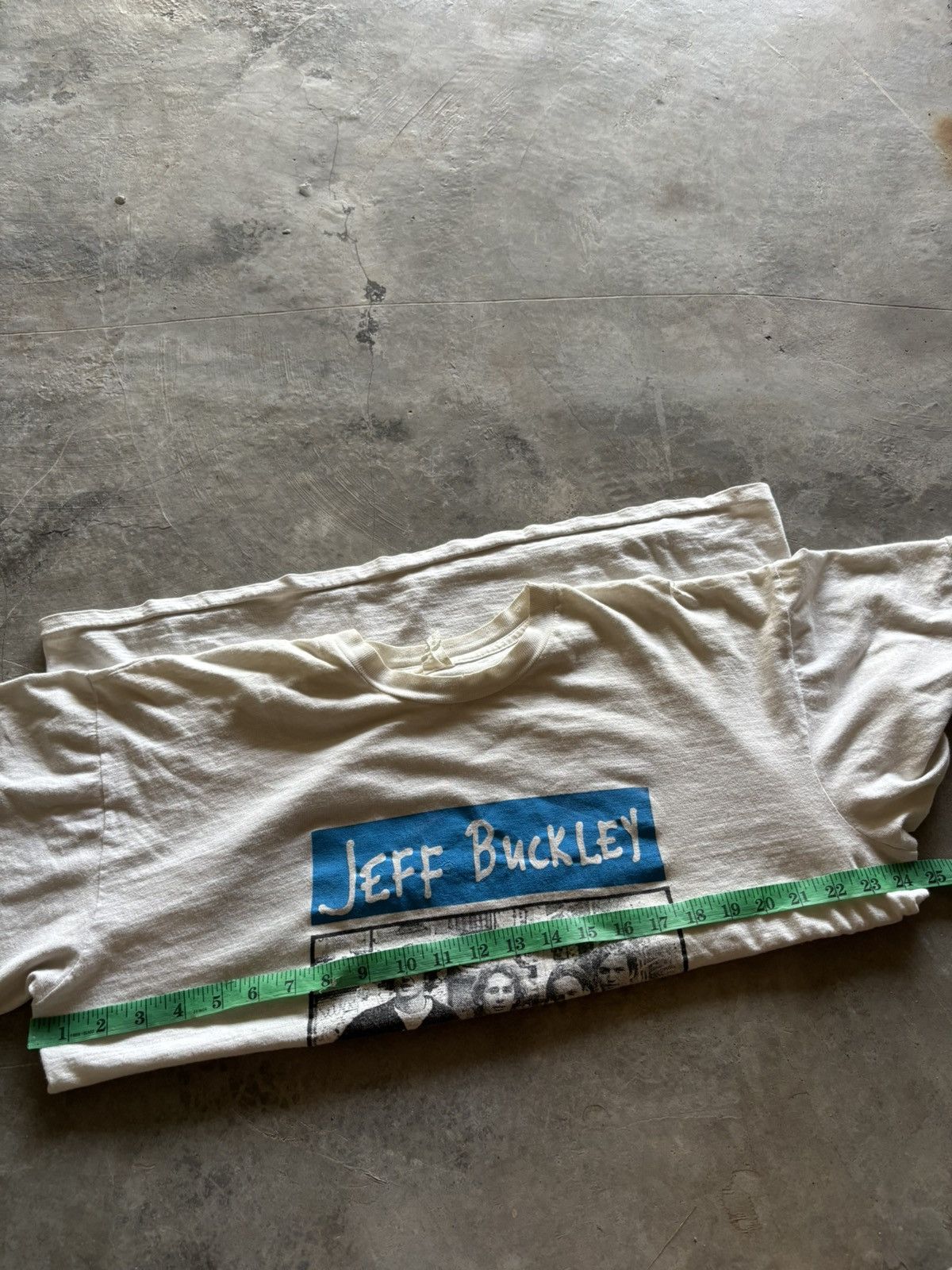 Band Tees RARE SCARCE JEFF BUCKLEY 1995 GRACE TOUR DISTRESSED BOXY ERD Size US XL / EU 56 / 4 - 11 Thumbnail