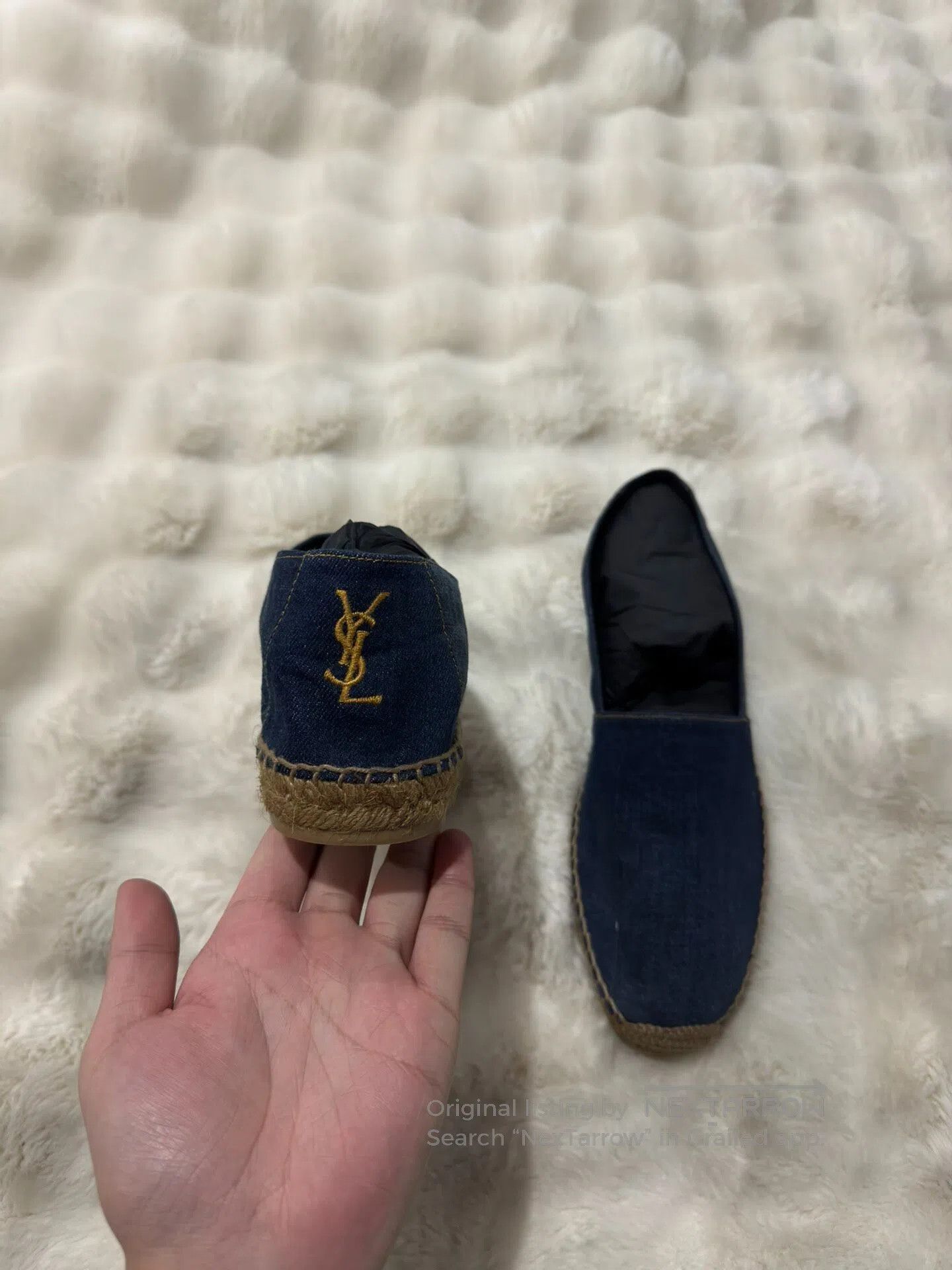 Saint Laurent Paris Saint Laurent Paris Gold-Plated Fisherman Shoes| Size US 12 / EU 45 - 1 Thumbnail