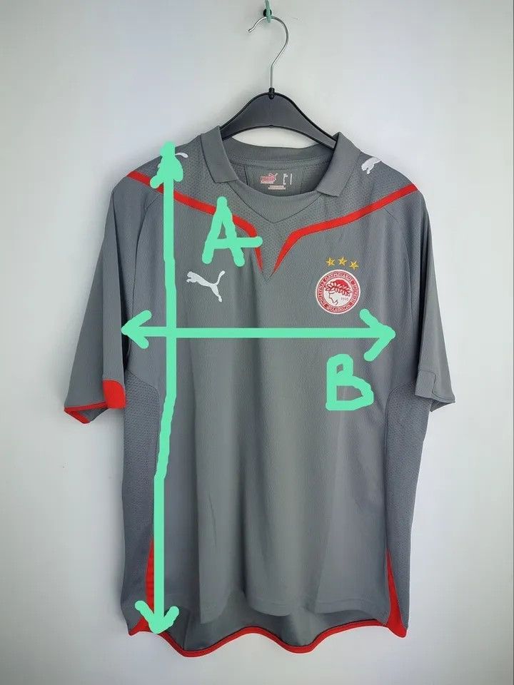 Puma Olympiakos 2009-2010 Third FOOTBALL SHIRT SOCCER JERSEY Size US L / EU 52-54 / 3 - 6 Thumbnail