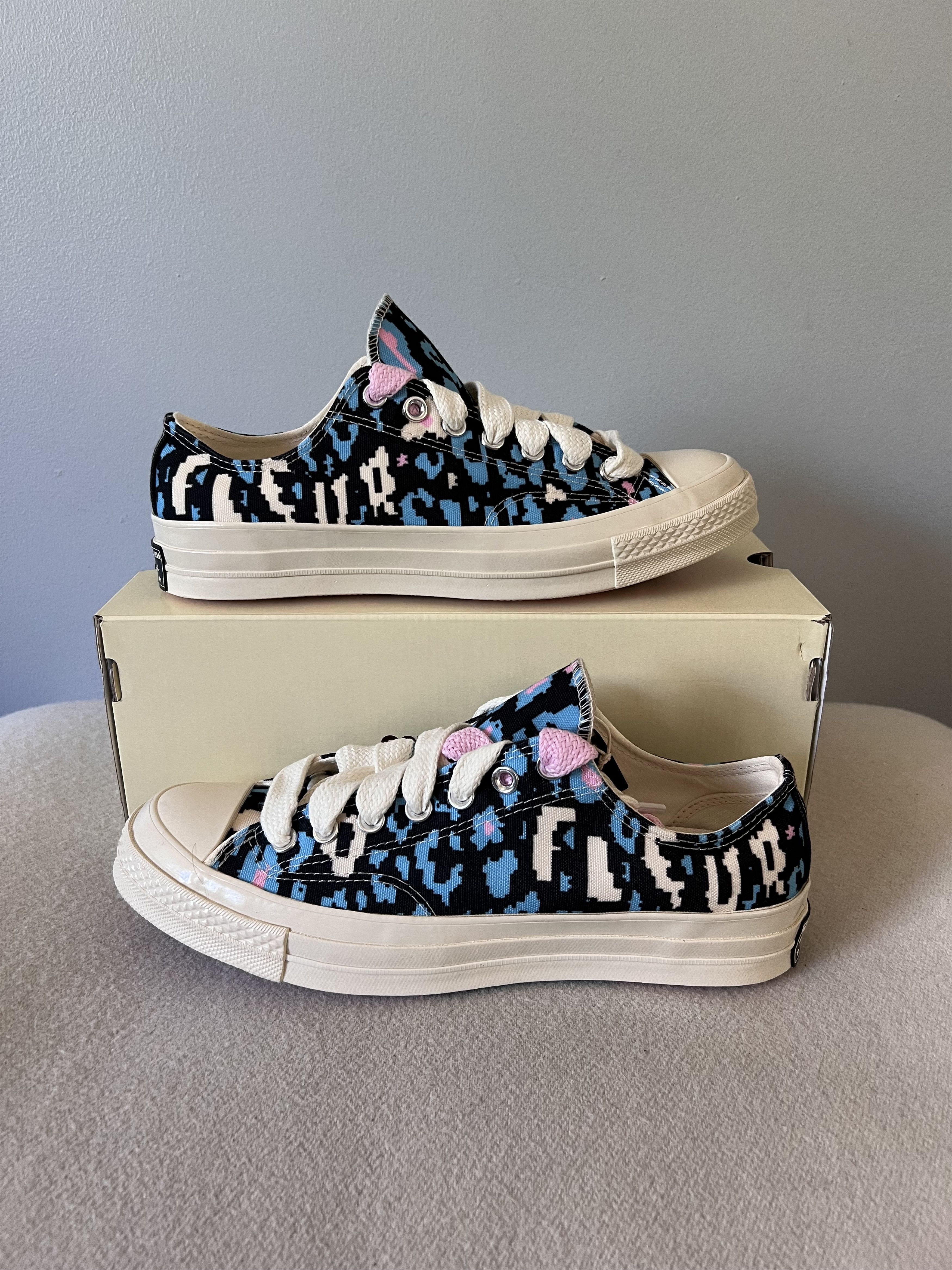 Converse × Golf le Fleur Golf le Fleur Converse Chuck 70 Ox in Teal Leopard Digi Camo Size US 8.5 / EU 41-42 - 2 Thumbnail