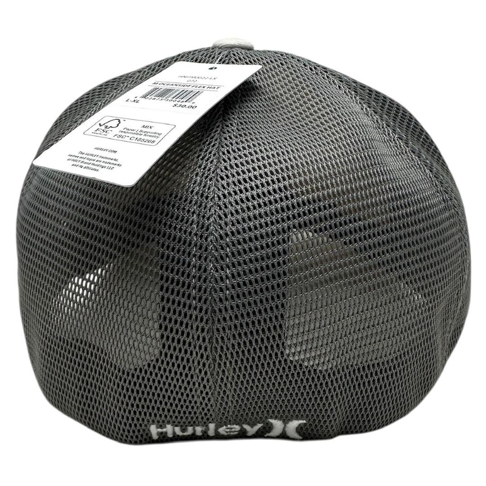 Hurley Hurley Men's Hat Oceanside Embroidered Flex Fit Trucker Cap Size ONE SIZE - 3 Thumbnail