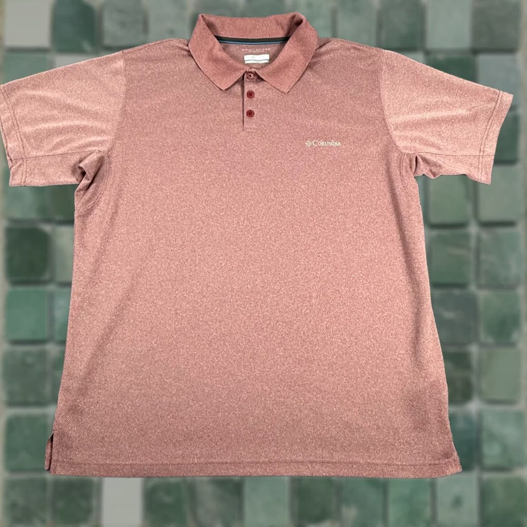 Vintage Columbia Polo Shirt Mens XL Red Omni-Shade Sun Protection Golf Performance Top Polo Shirt Mens XL Red Omni-Shade Sun Protection Golf Performance Top Size US XL / EU 56 / 4 - 1 Thumbnail