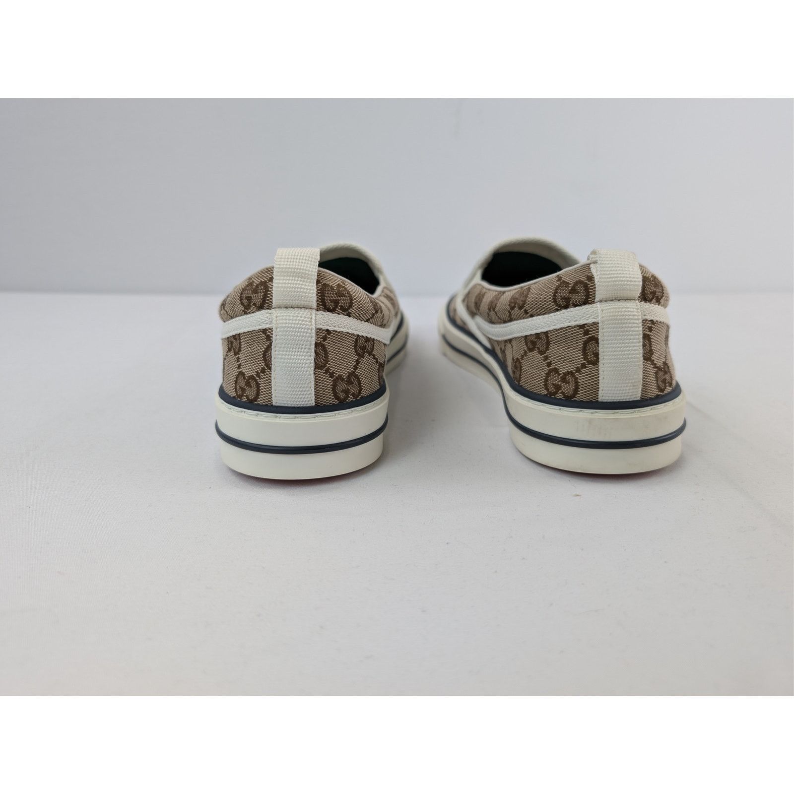 Gucci o1rshd1 Q:2 / Tennis 1977 Slip-On Sneakers in Beige Size US 12 / EU 45 - 11 Thumbnail