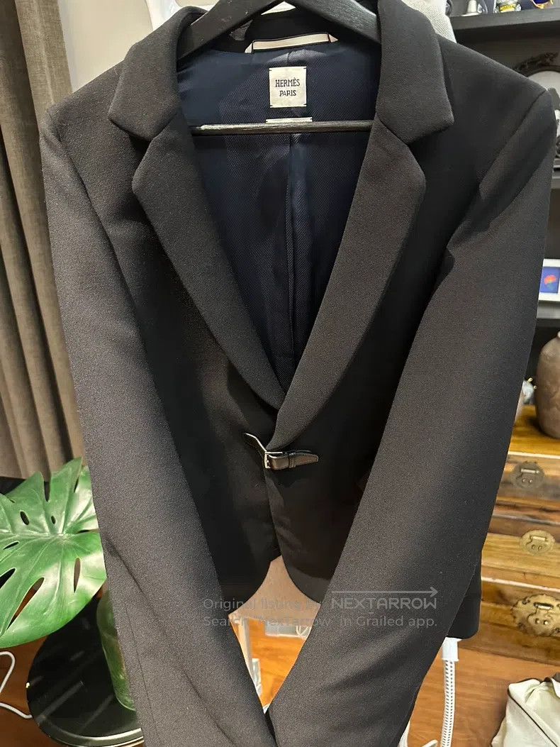Hermes Hermes Cashmere wool suit jacket Size XS / US 0-2 / IT 36-38 - 1 Thumbnail