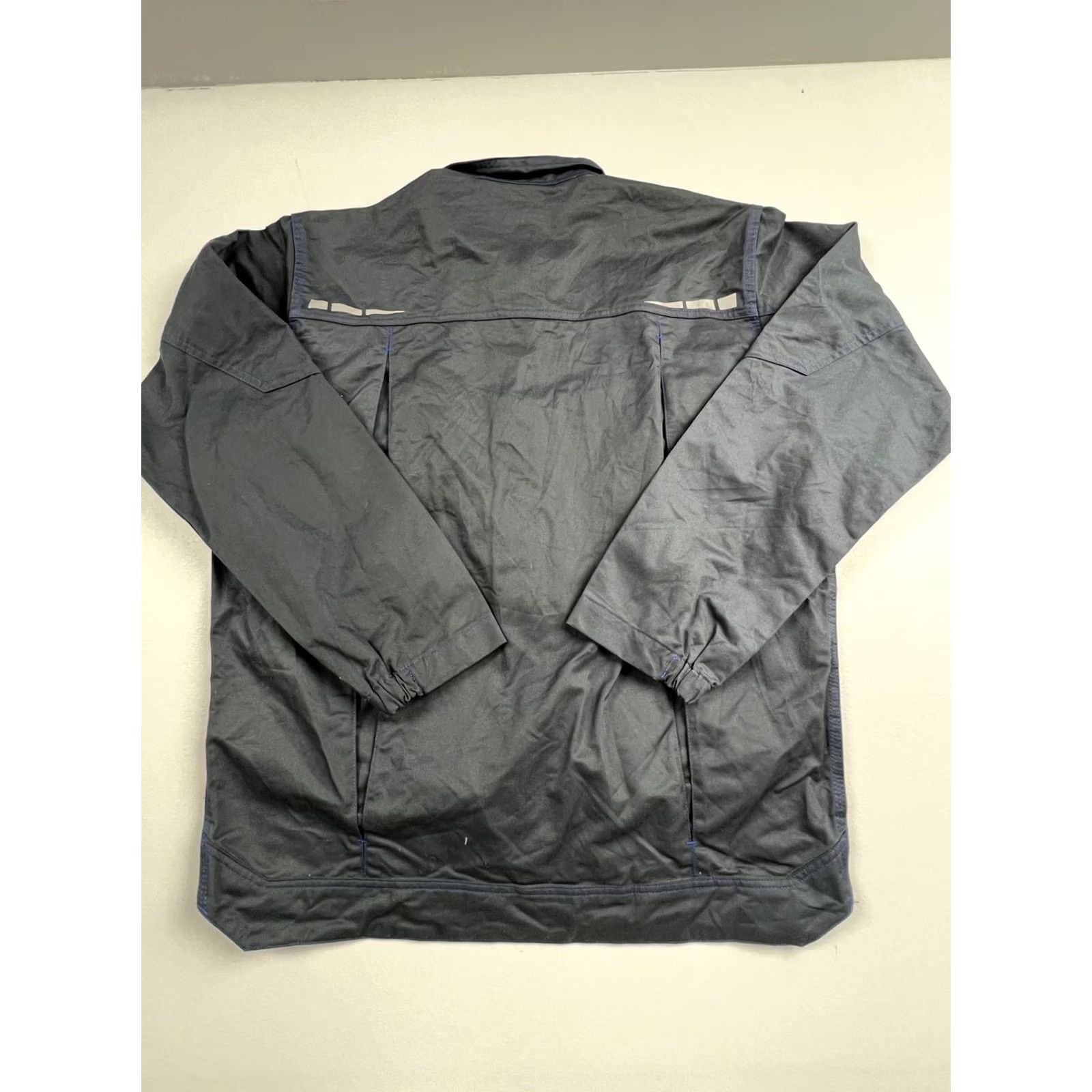 Dickies Dickies Jacket Mens XL Gray Canvas Windbreaker Reflective Full Zip Workwear Size US XL / EU 56 / 4 - 2 Thumbnail