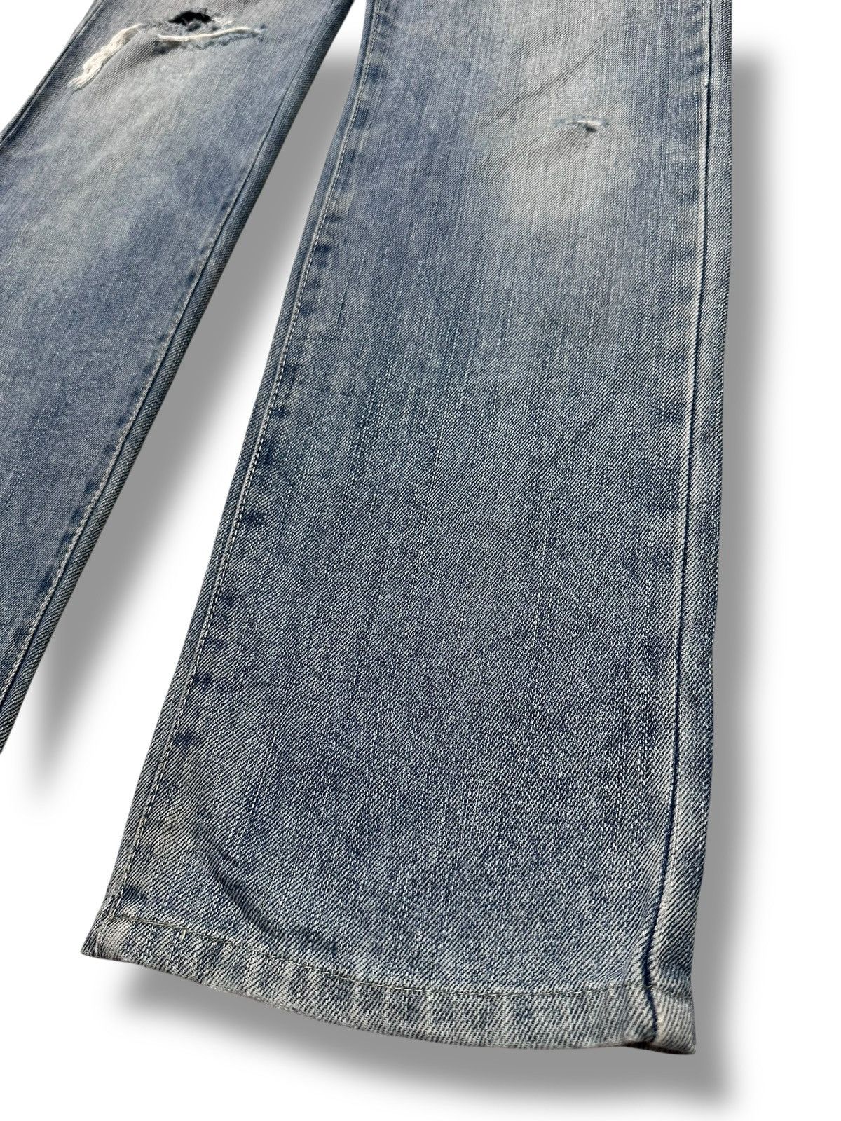 Edwin Edwin 403 Vintage With Distressed Straight Leg & Faded Wash Size US 30 / EU 46 - 16 Thumbnail