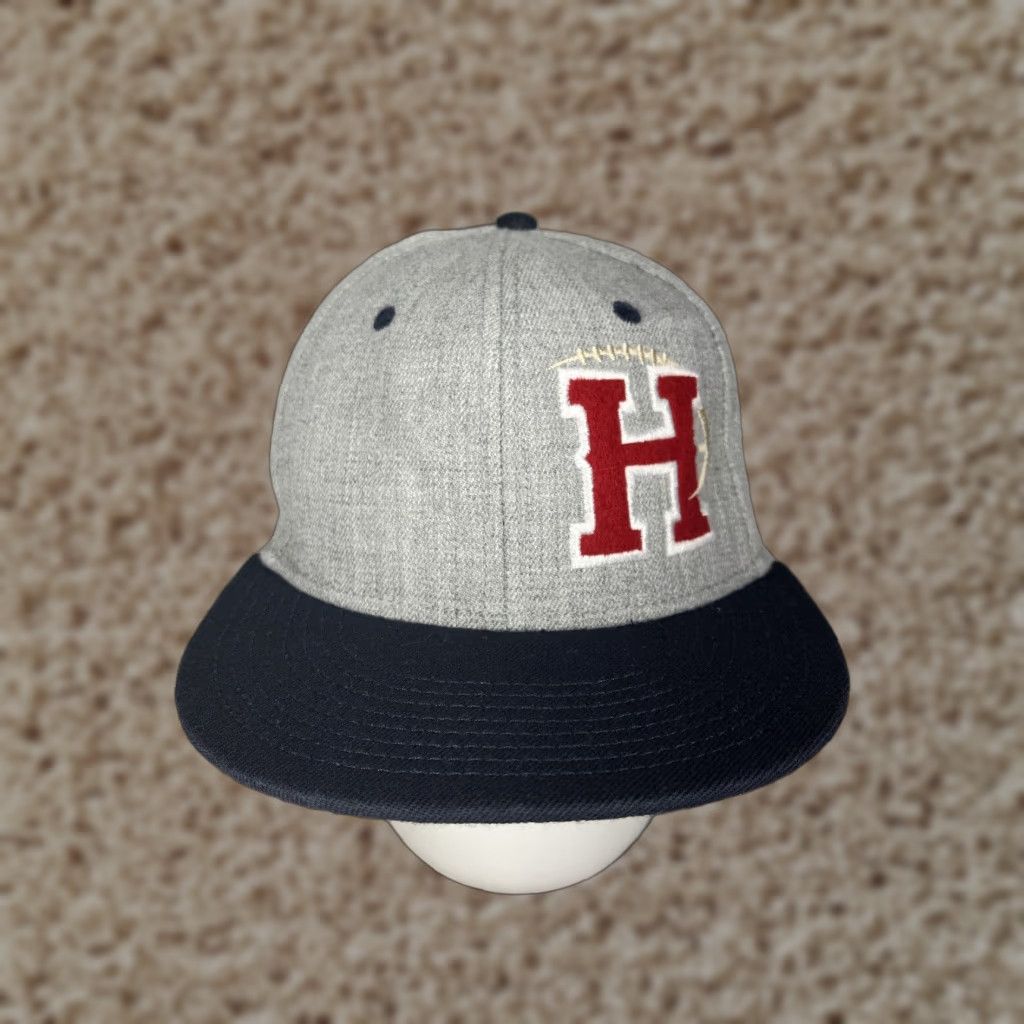 Vintage Otto Football Hat Cap - Baseball Cap - Gray Wool/Acrylic Blend - One Size - Unisex Adults - Adjustable - Sports Logo - 90s Theme? Size ONE SIZE - 1 Thumbnail