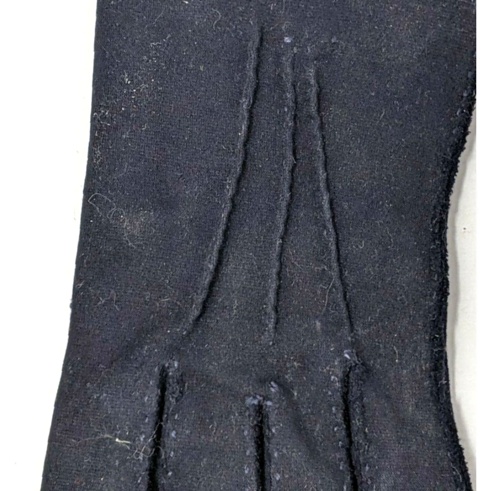 Vintage VTG Grandoe Ladies Mid Length Size 6 Cotton Black Driving Gloves Womens KP21 Size ONE SIZE - 3 Thumbnail