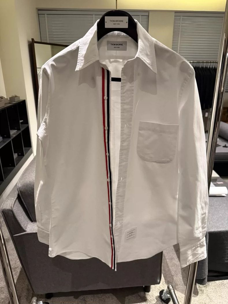 Thom Browne Thom browne Classic three-color standard shirt 2504-Nextarr Size US M / EU 48-50 / 2 - 1 Thumbnail