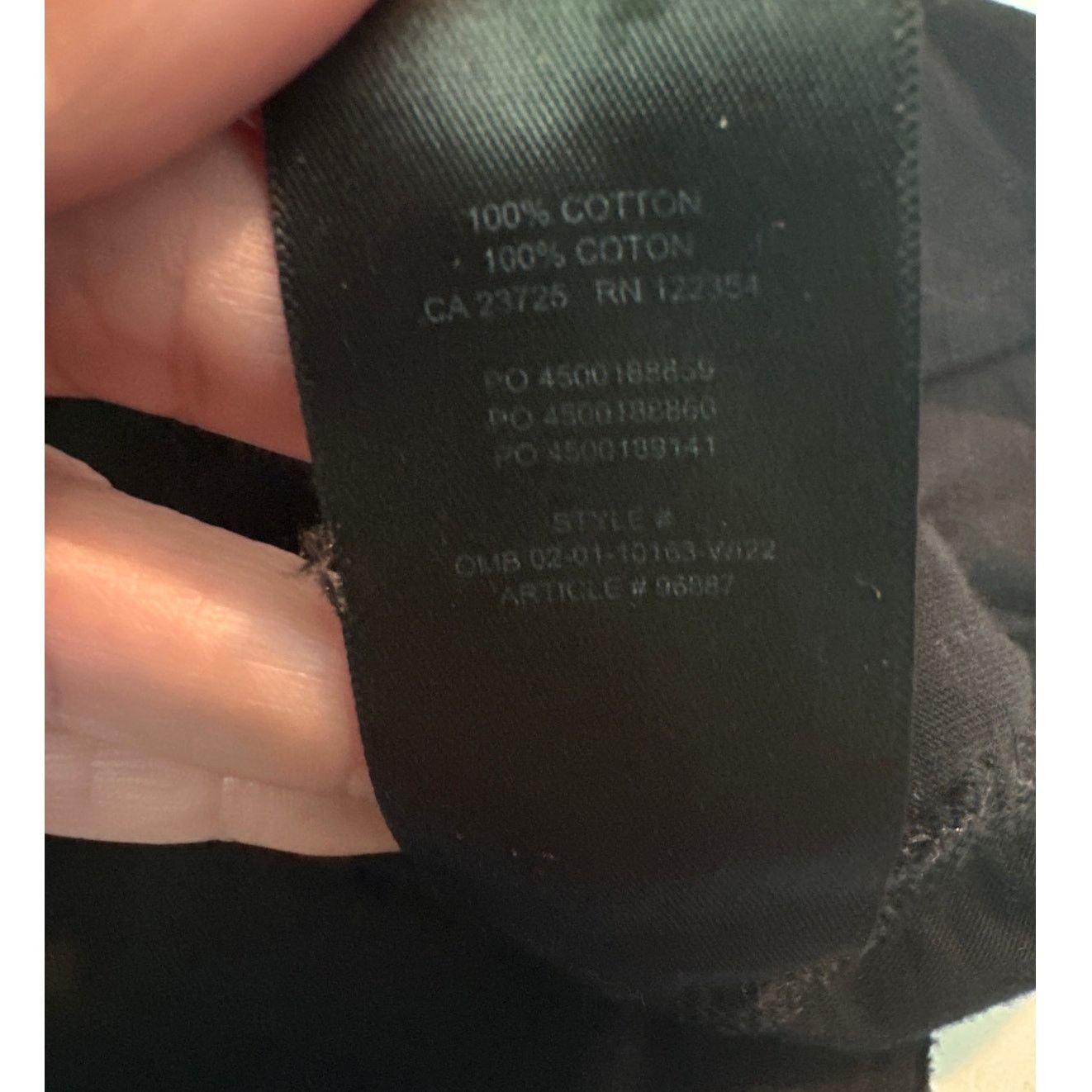 Aritzia Sunday Best black cotton front tie crop blouse size 2XS Size XXS / US 00 / IT 34 - 4 Thumbnail
