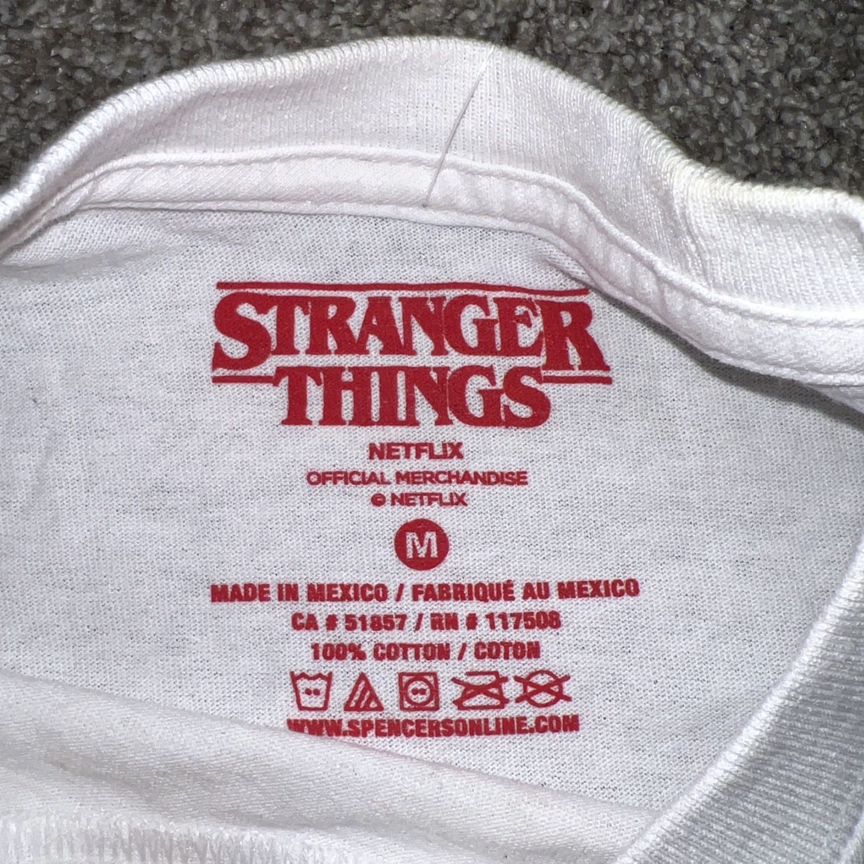 Vintage VINTAGE? Wait—not vintage. Netflix Stranger Things T-Shirt Mens M White Graphic Shirt M White Stranger Things 90s Concert Graphic tee Mens Size US M / EU 48-50 / 2 - 3 Thumbnail