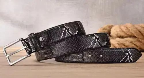 Other Snake Pattern Casual Accessories Cowboy Leather Western Belt Size ONE SIZE - 2 Thumbnail