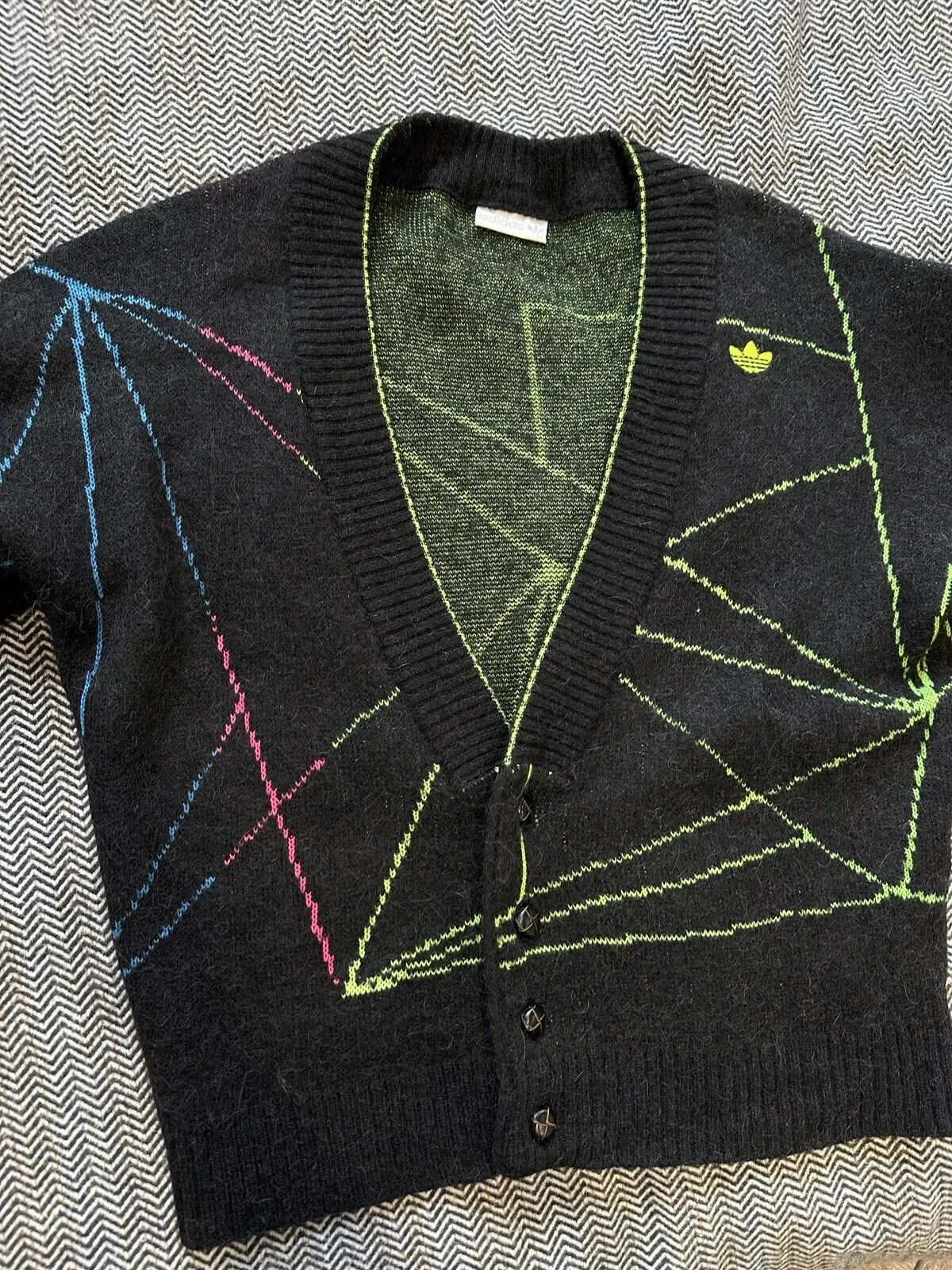 Adidas VINTAGE 80s ADIDAS WOOL CARDIGAN SWEATER WOMENS AUSTRIA Size M / US 6-8 / IT 42-44 - 10 Thumbnail