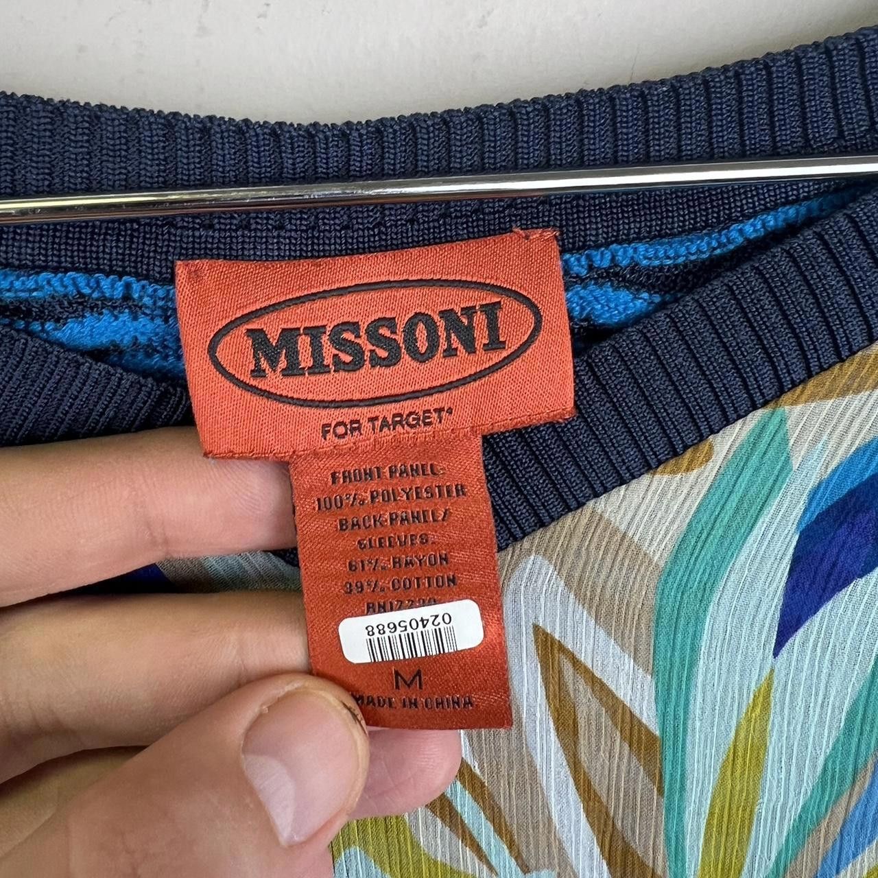 Missoni Colorful Artistic V-Neck Sweater by Missoni Size M / US 6-8 / IT 42-44 - 5 Thumbnail