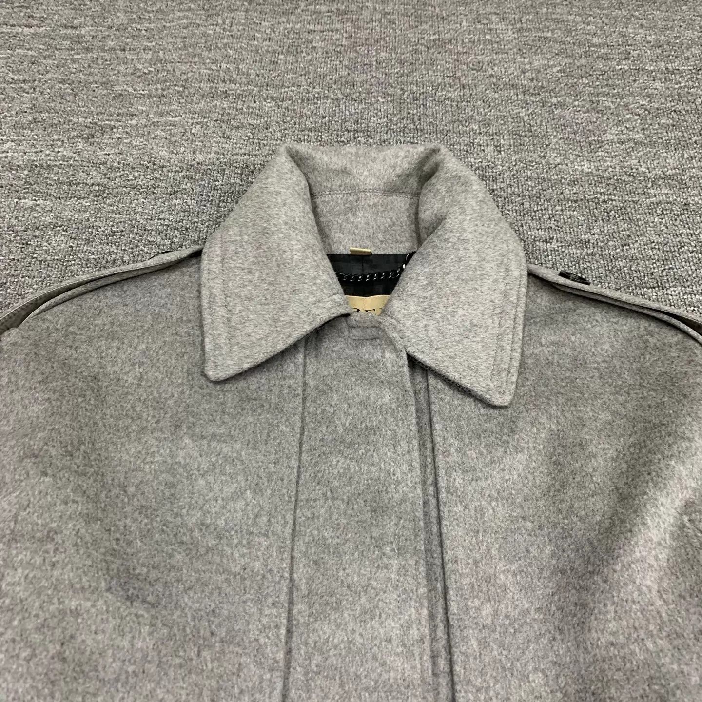 Burberry Burberry Gray Wool Overcoat 34 95 New Size XS / US 0-2 / IT 36-38 - 8 Thumbnail
