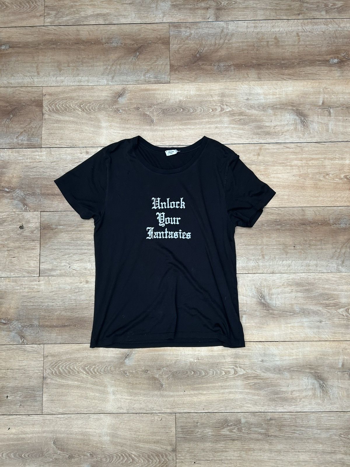 Celine × Hedi Slimane A/W 2019 “Unlock Your Fantasies“ T-Shirt