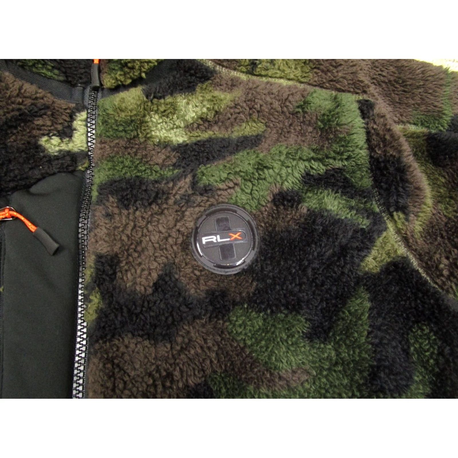 RLX Ralph Lauren RLX Ralph Lauren Jacket Men Large Green Camouflage Fleece Bomber Coat Outdoor Casual Size US L / EU 52-54 / 3 - 3 Thumbnail