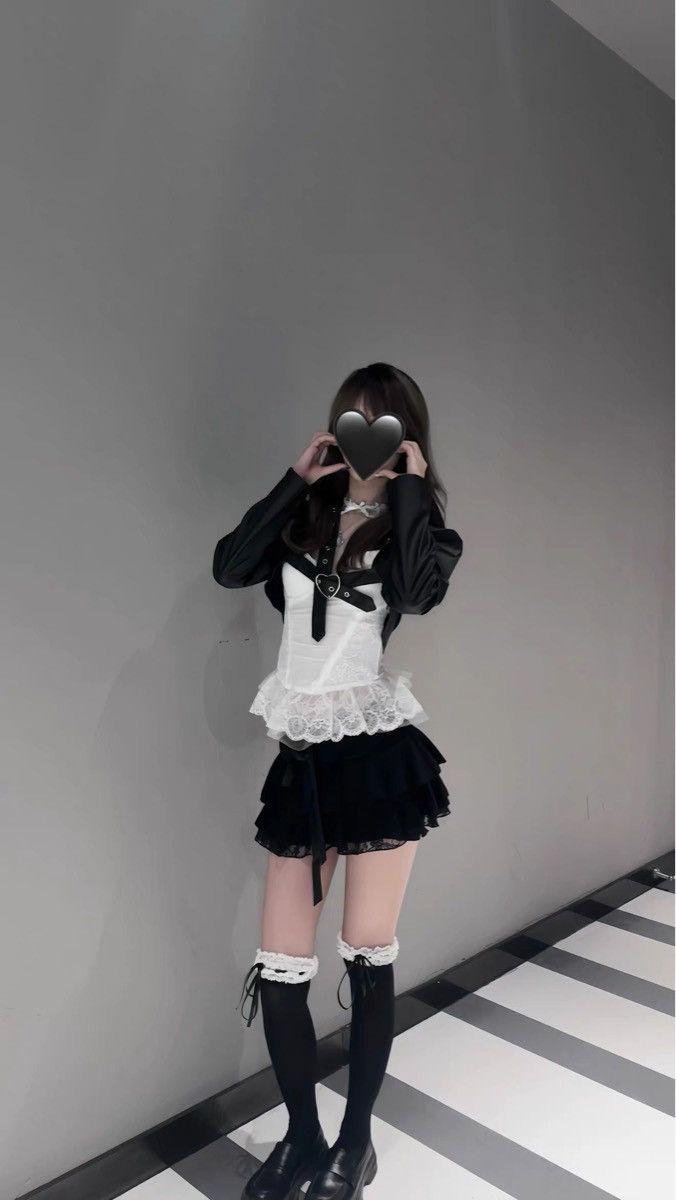 Other Y2K Heart Buckle Crop Jacket Top Size M / US 6-8 / IT 42-44 - 5 Thumbnail