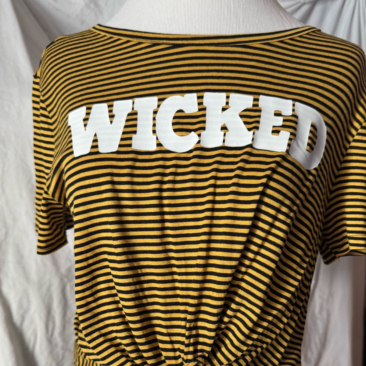 Other Wicked, Custom, Striped, Twist Knot, Baby Tee Size M / US 6-8 / IT 42-44 - 5 Thumbnail