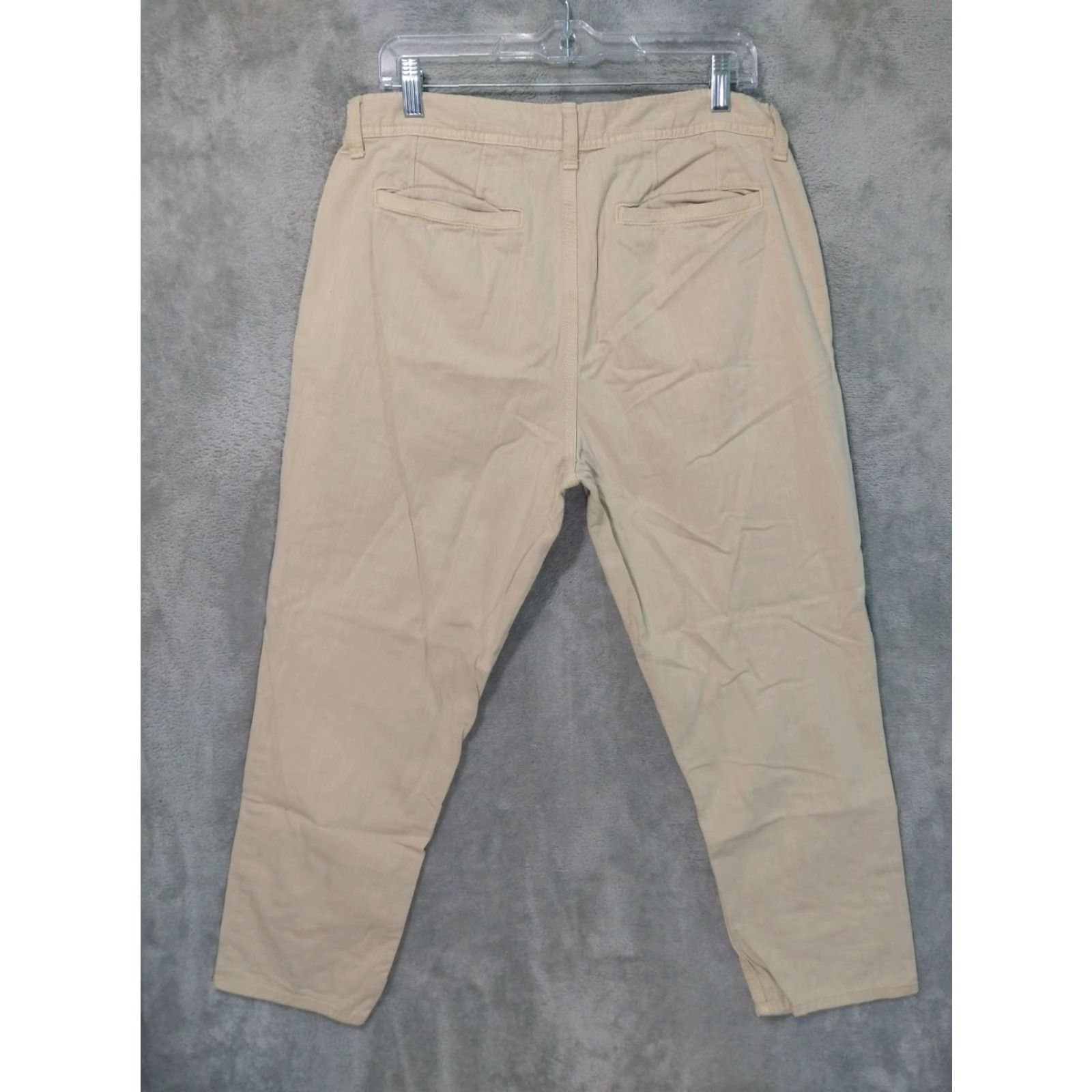 Banana Republic Banana Republic Pants Mens 33x30 Beige Chino Athletic Tapered Fit Preppy Casual Travel Size US 33 - 2 Thumbnail