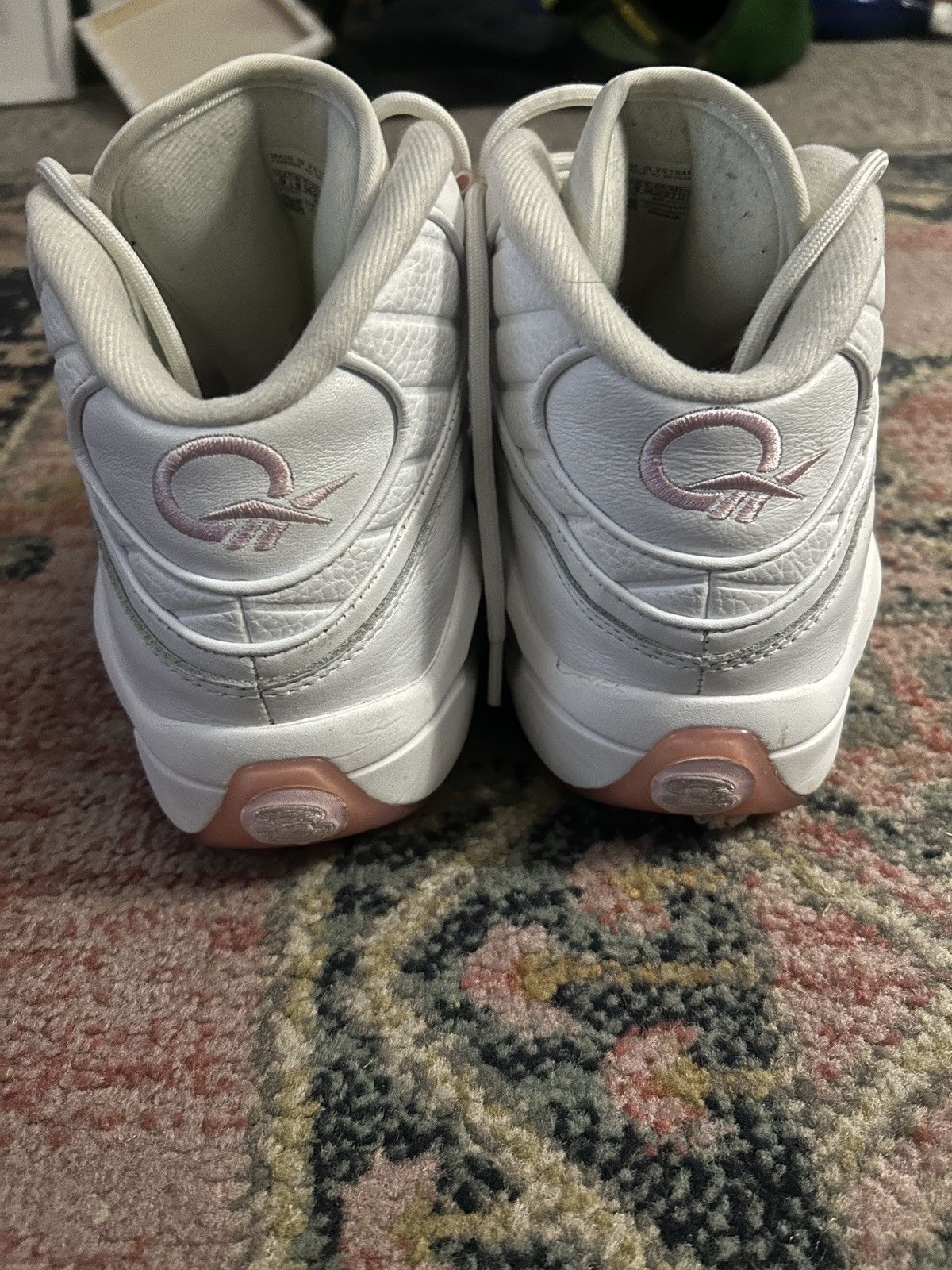 Reebok Reebok Question Mid "Pink Toe" Size US 9 / EU 42 - 5 Thumbnail