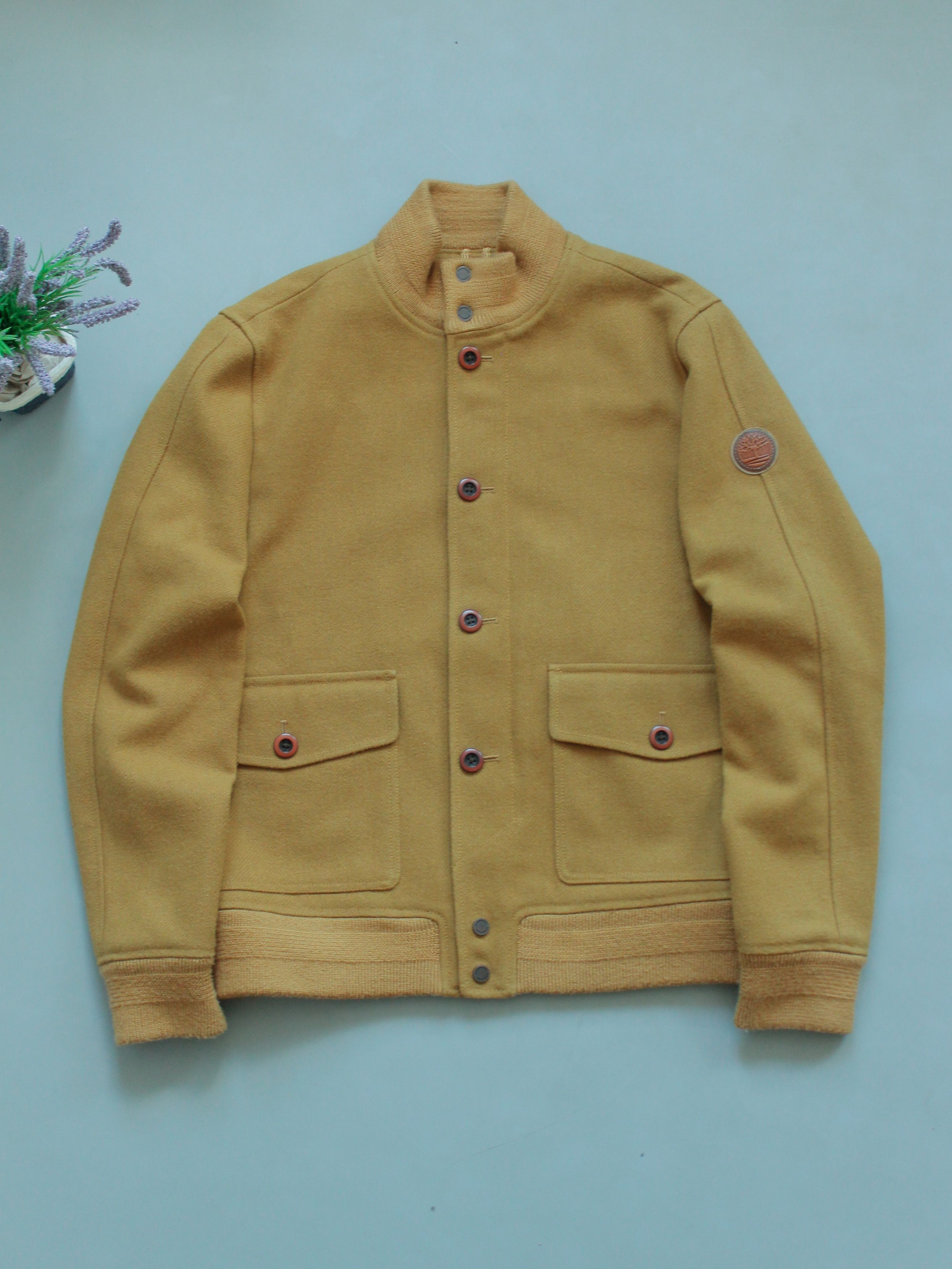 Timberland Moxie Wool Mountain Bomber Jacket Old Money Light Brown M-L Size US M / EU 48-50 / 2 - 1 Thumbnail