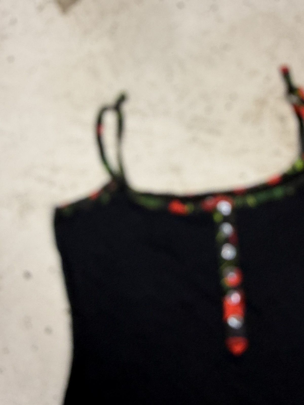 Dolce & Gabbana 2000s Dolce & Gabbana Black Floral Trims Top Corset Size L / US 10 / IT 46 - 5 Thumbnail