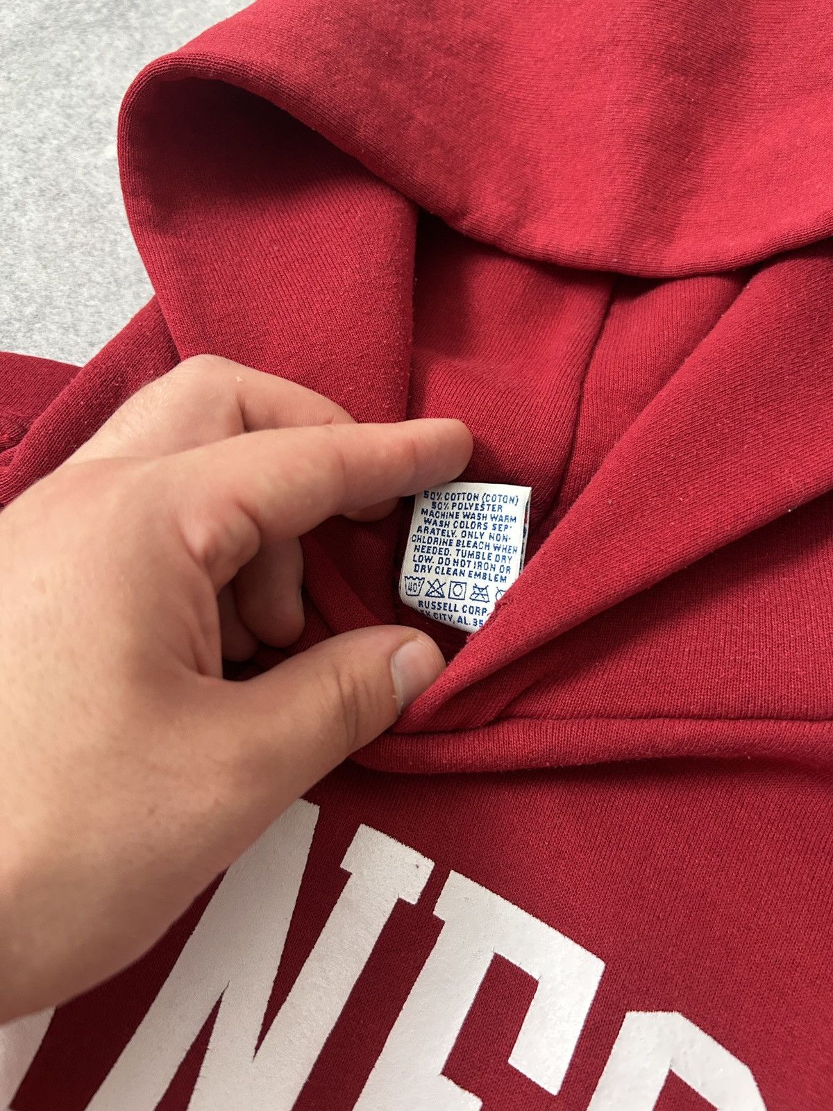 Russell Athletic Vintage Russell Athletic Stanford vintage red hoodies Size US S / EU 44-46 / 1 - 5 Thumbnail