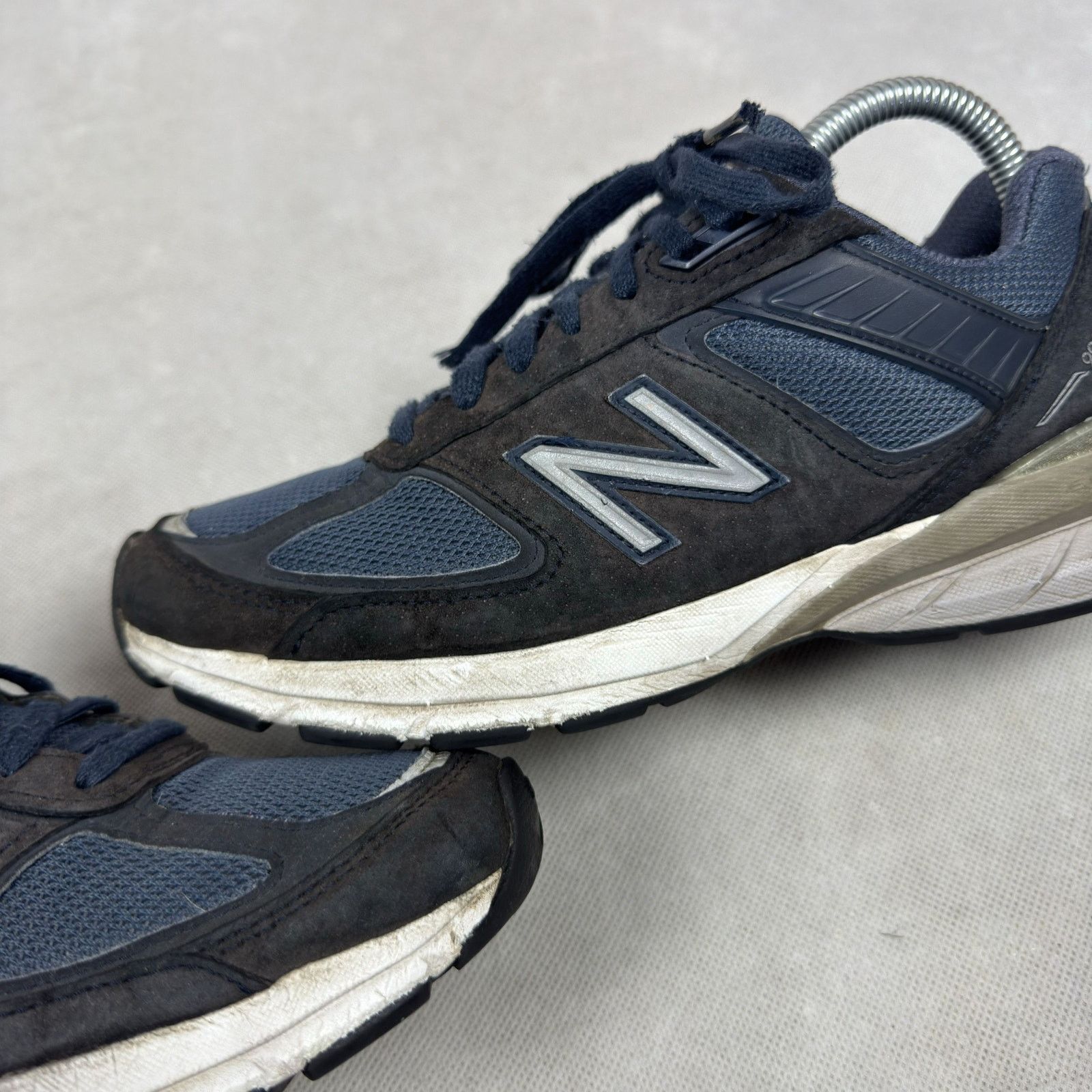 New Balance New Balance 990v5 M990NV5 Men's Navy Silver Sneakers Shoes 7 Size US 7 / EU 40 - 6 Thumbnail