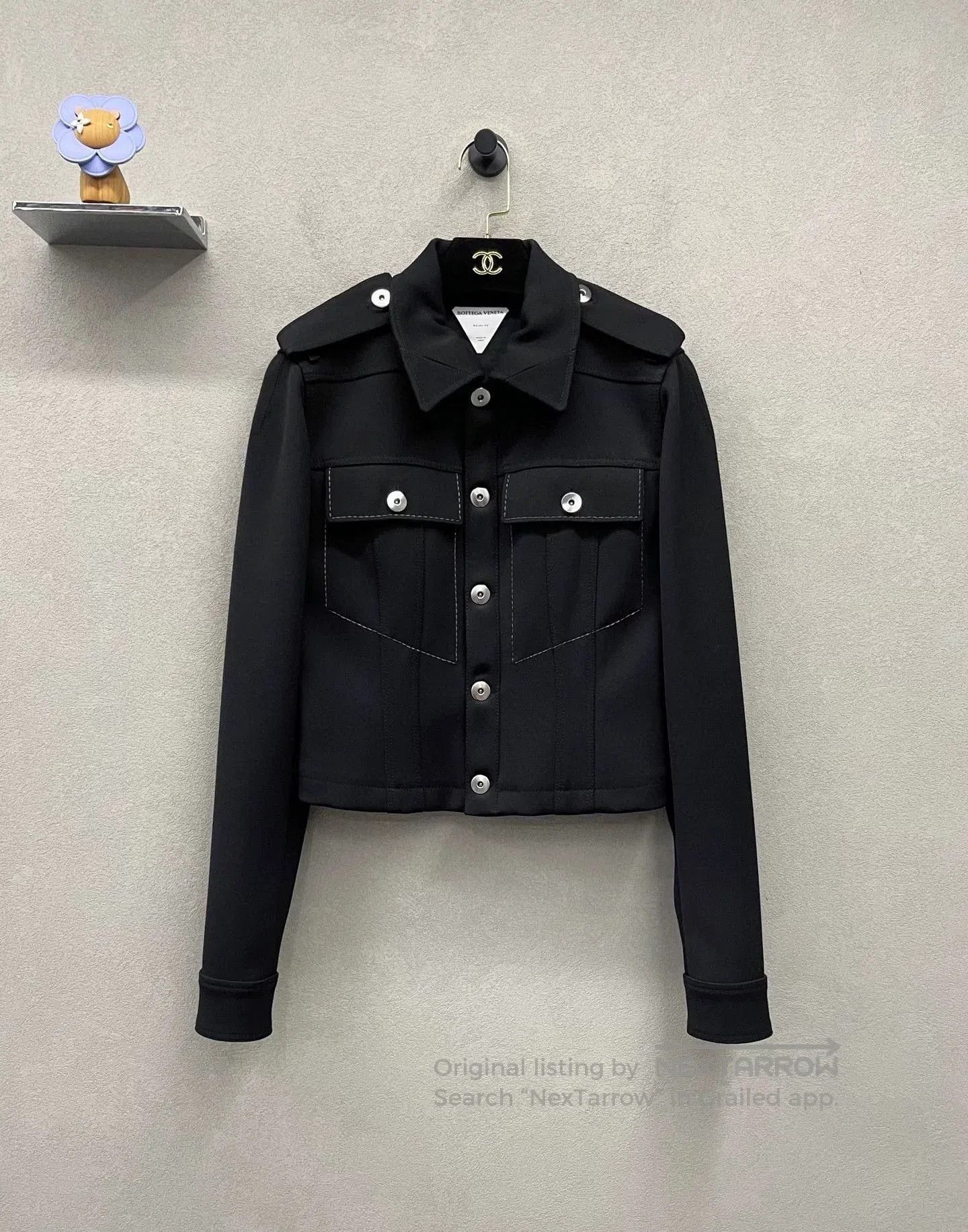 Bottega Veneta BV Bottega Veneta Black Jacket. Size M / US 6-8 / IT 42-44 - 1 Thumbnail