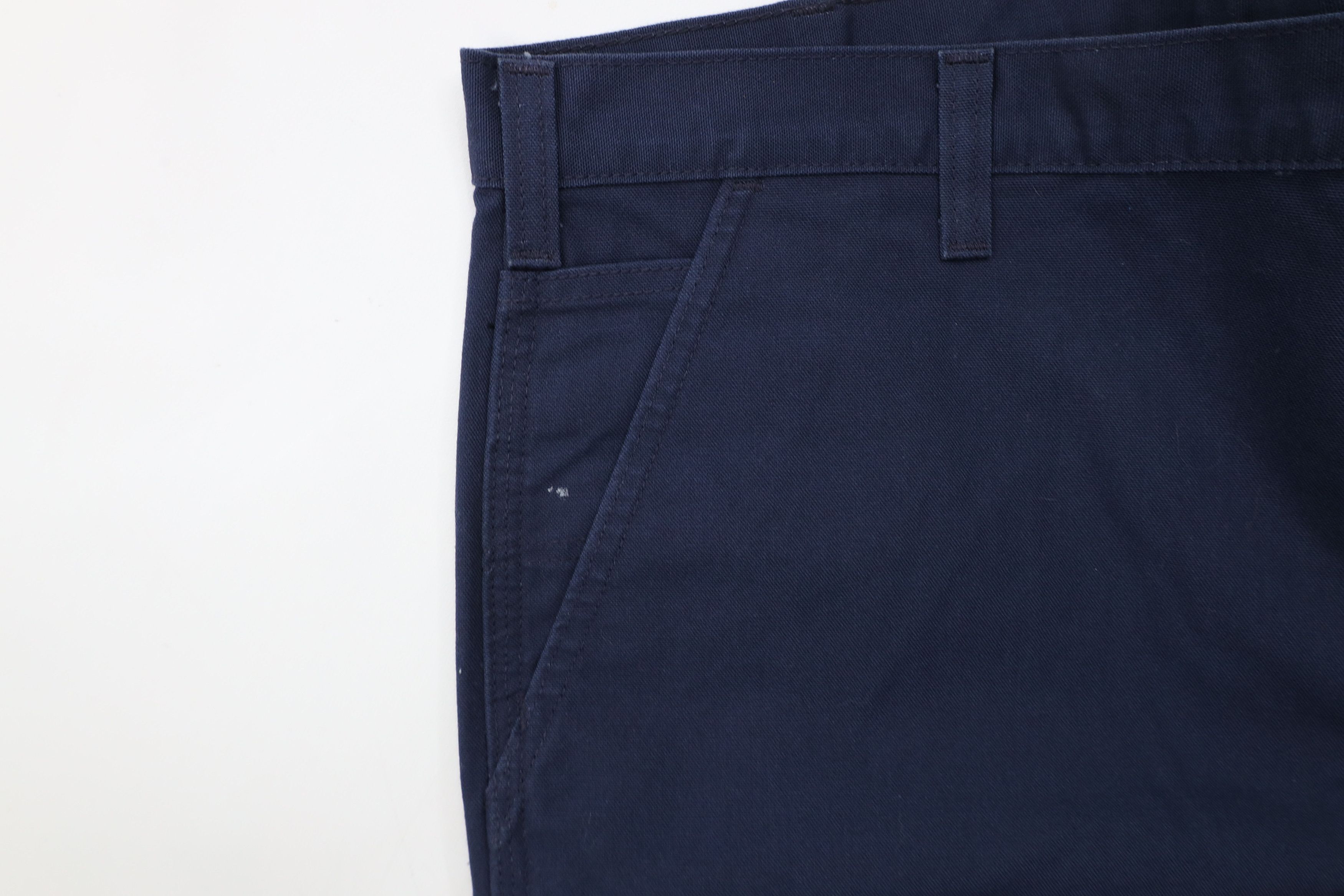 Carhartt × Vintage Vintage Carhartt Dungaree Wide Leg Canvas Pants Navy Blue Size US 38 / EU 54 - 5 Thumbnail