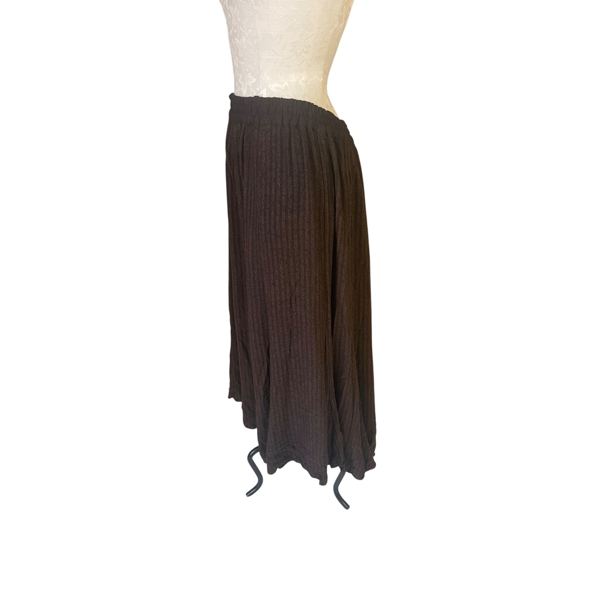 Other Tienda Ho Womens Skirt One Size Brown Maxi Size 29" - 6 Thumbnail