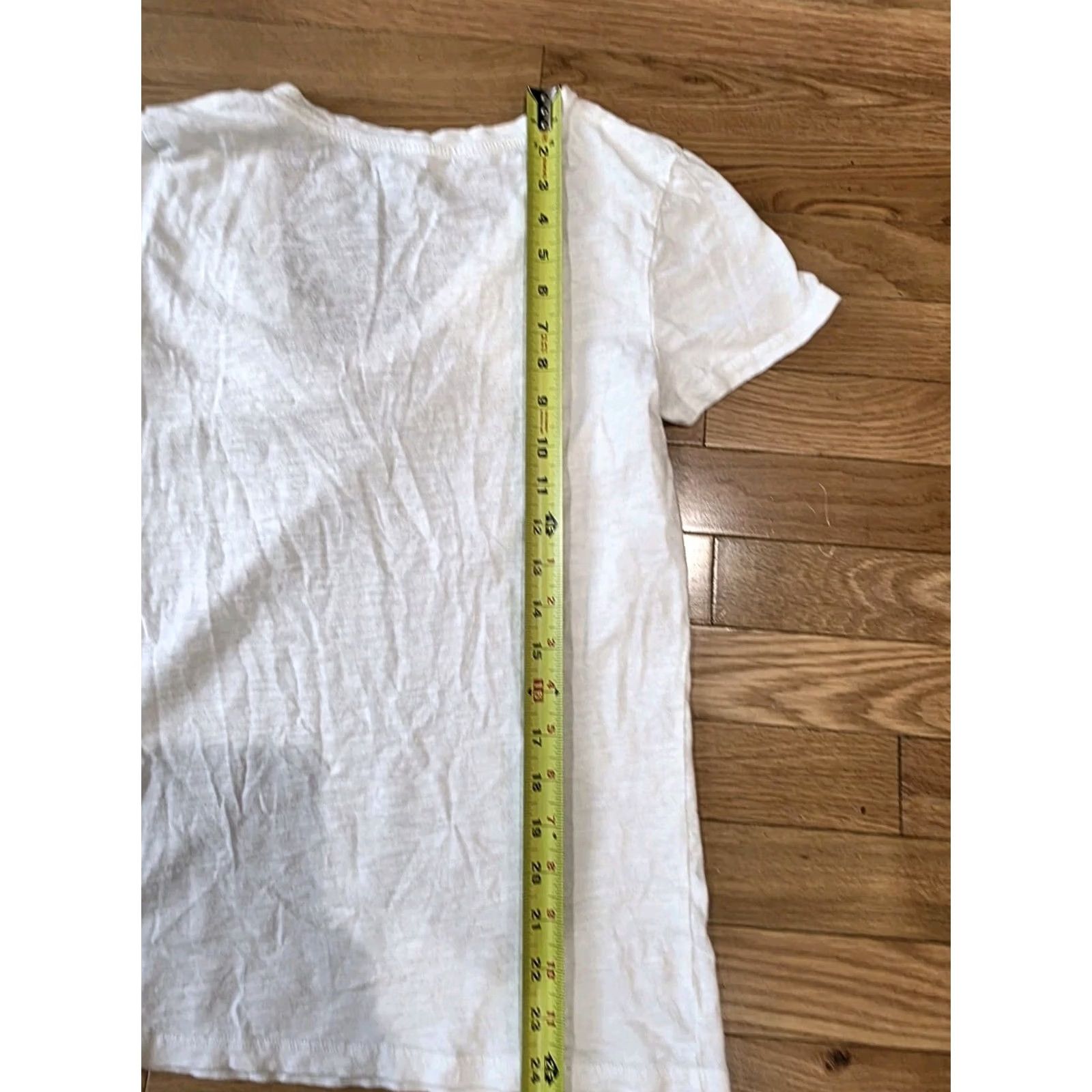 Vintage VINTAGE Universal Thread Light White Short Sleeve Tee Women S White Cotton Graphic Design University Theme Size 28" / US 6 / IT 42 - 7 Thumbnail