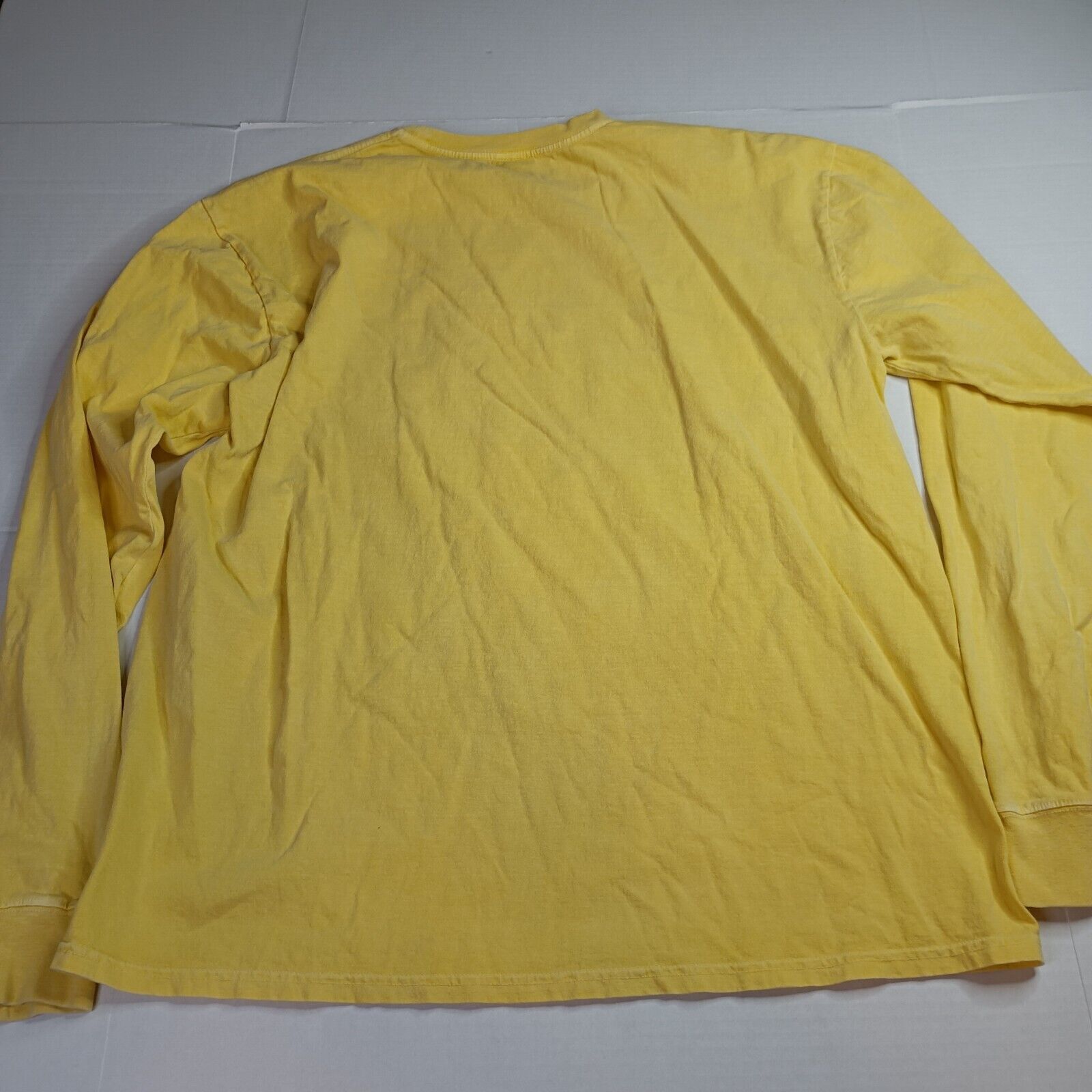 Stussy Stussy Shirt Men's XL Yellow Long Sleeve Crew Neck Skate Size US XL / EU 56 / 4 - 8 Thumbnail