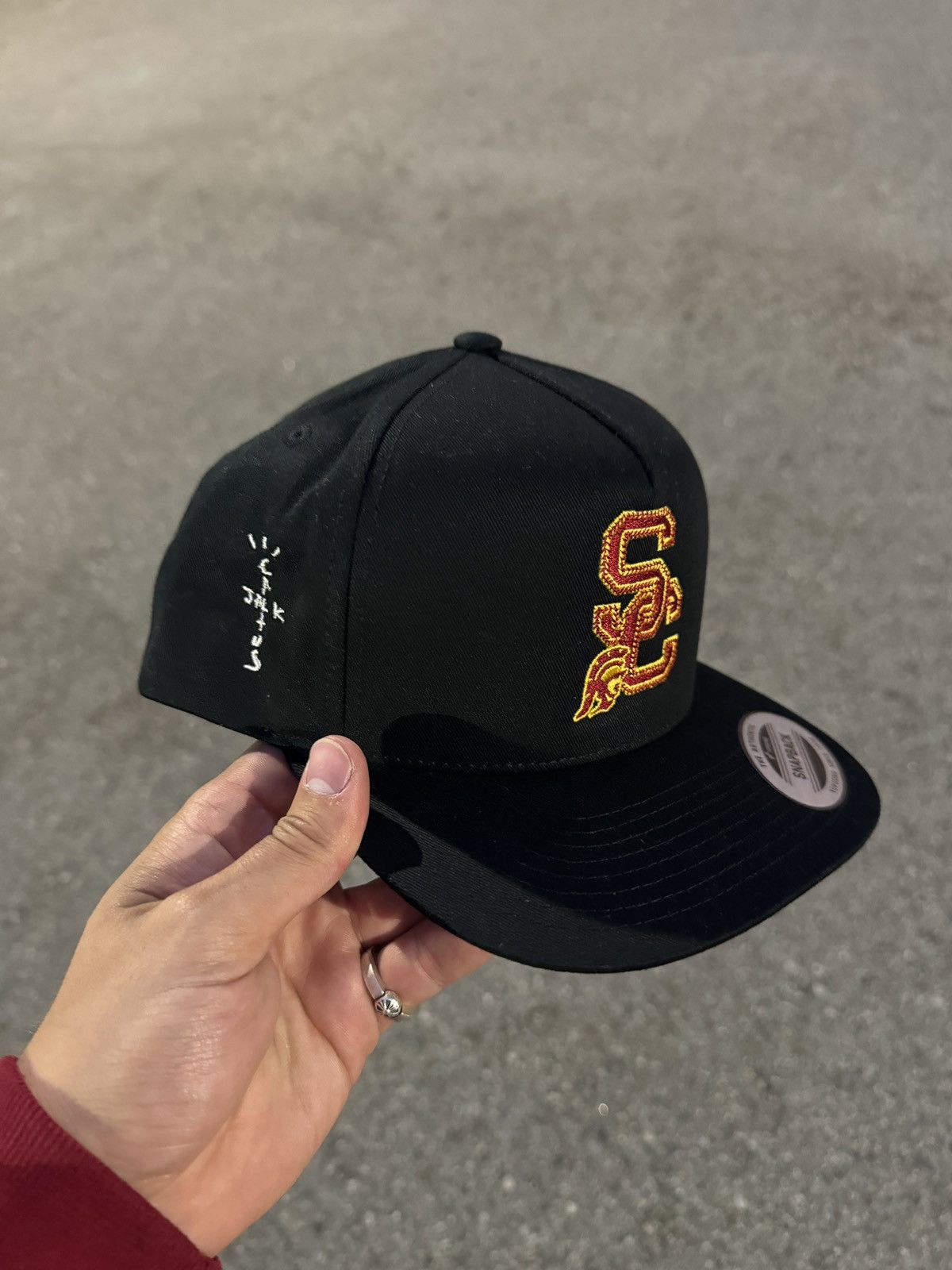 image of Travis Scott USC Hat - Exclusive in Black, Men's