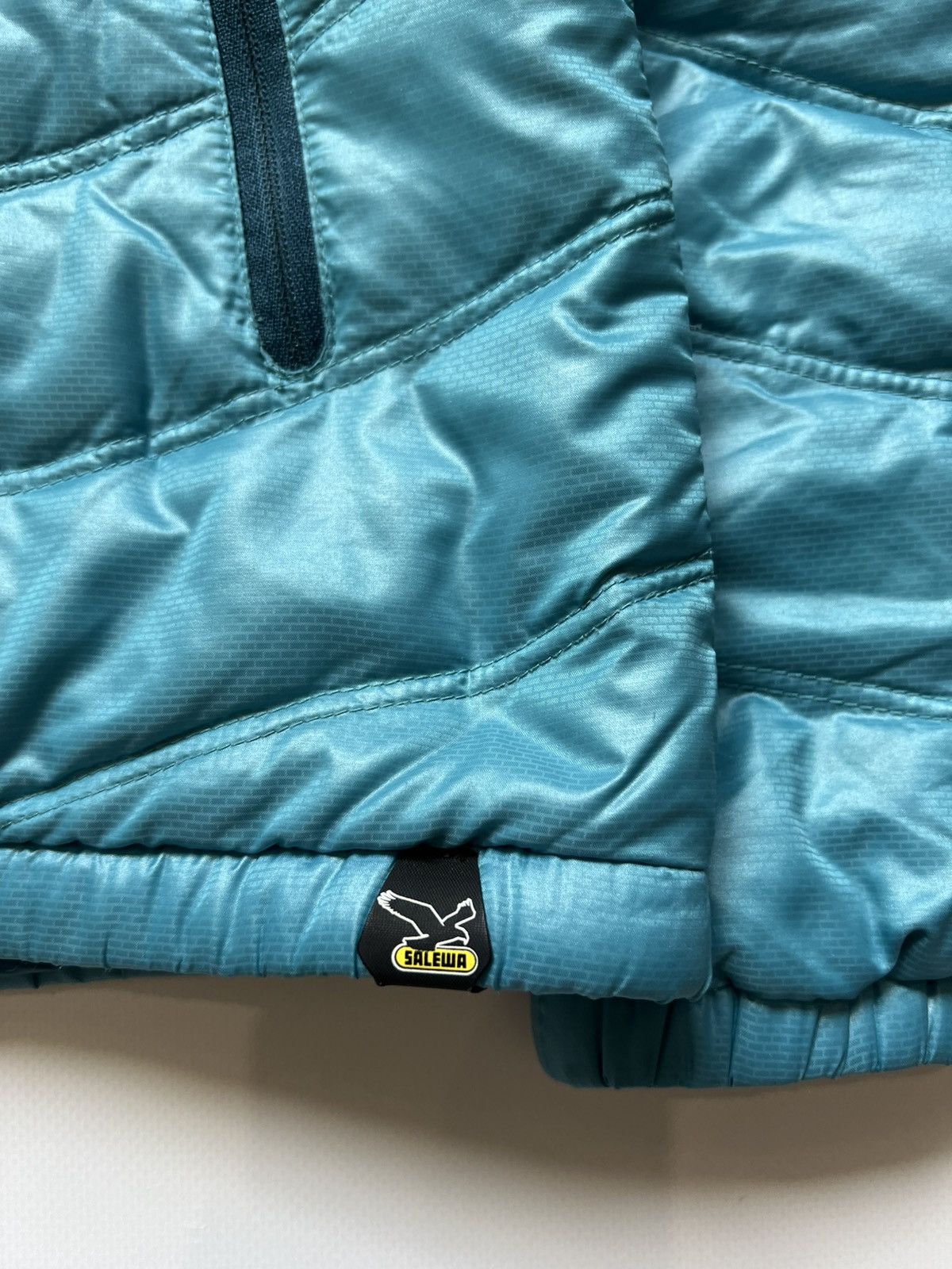 SALEWA Salewa Blue Puffer Down Jacket Womens Outdoor Size L / US 10 / IT 46 - 3 Thumbnail