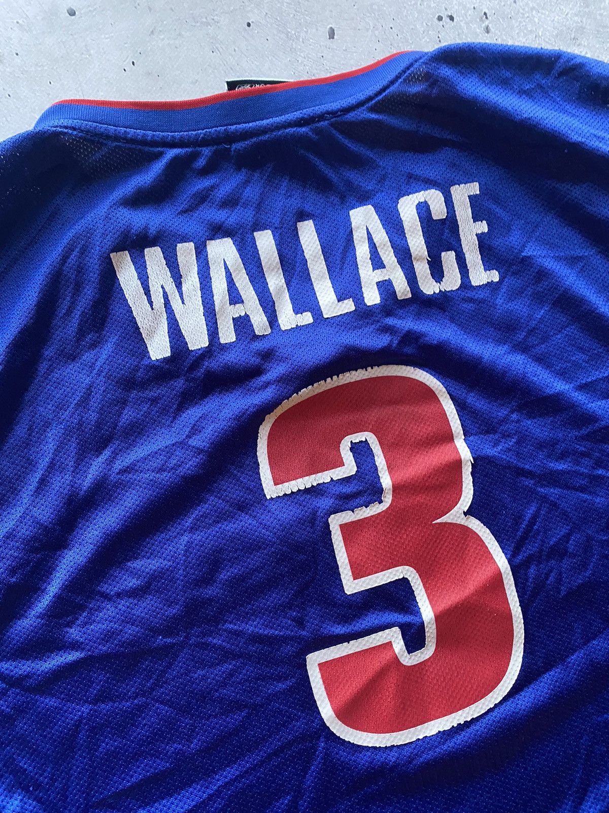 NBA × Reebok × Vintage Vintage Detroit Pistons Ben Wallace Reebok Basketball Jersey Size US XXL / EU 58 / 5 - 10 Thumbnail