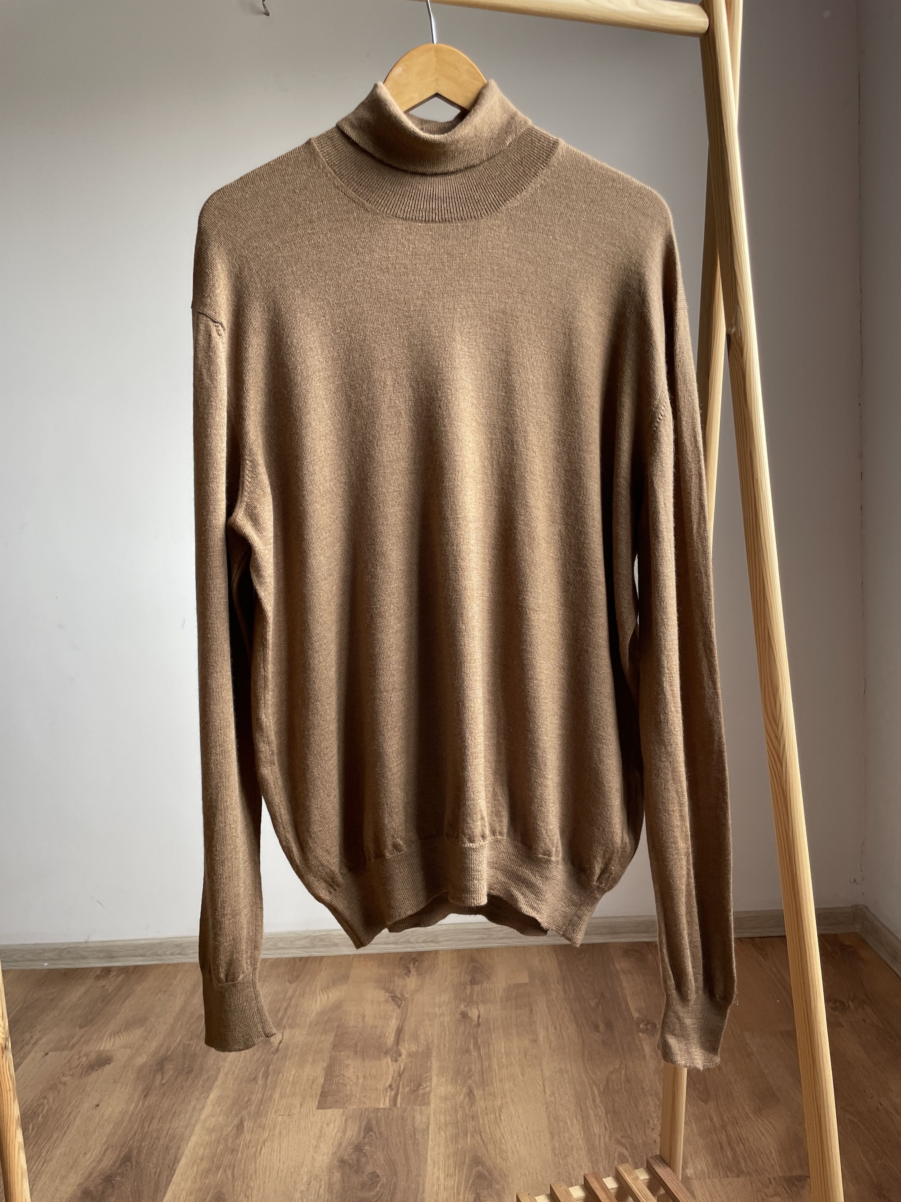 Boggi Milano Virgin Wool Roll Neck Sweater Size XXL